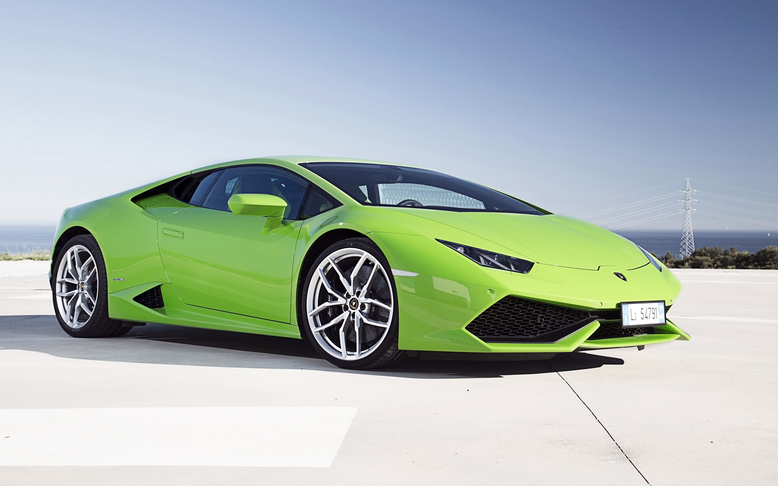 2560x1600 2014 Lamborghini Huracan LP610 4 Green