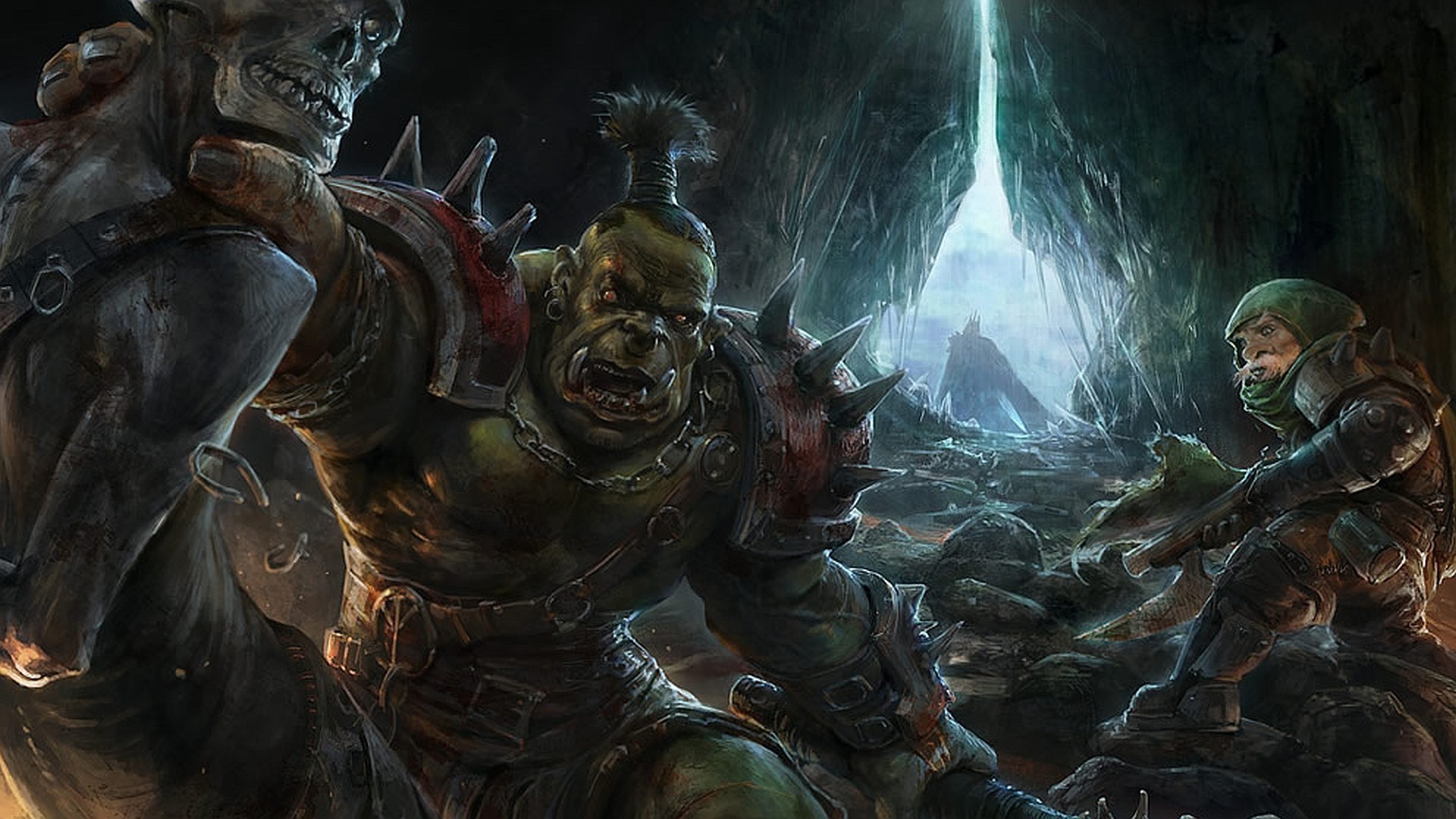 1920x1080 Fighting off the orcs wallpaper - 1055902