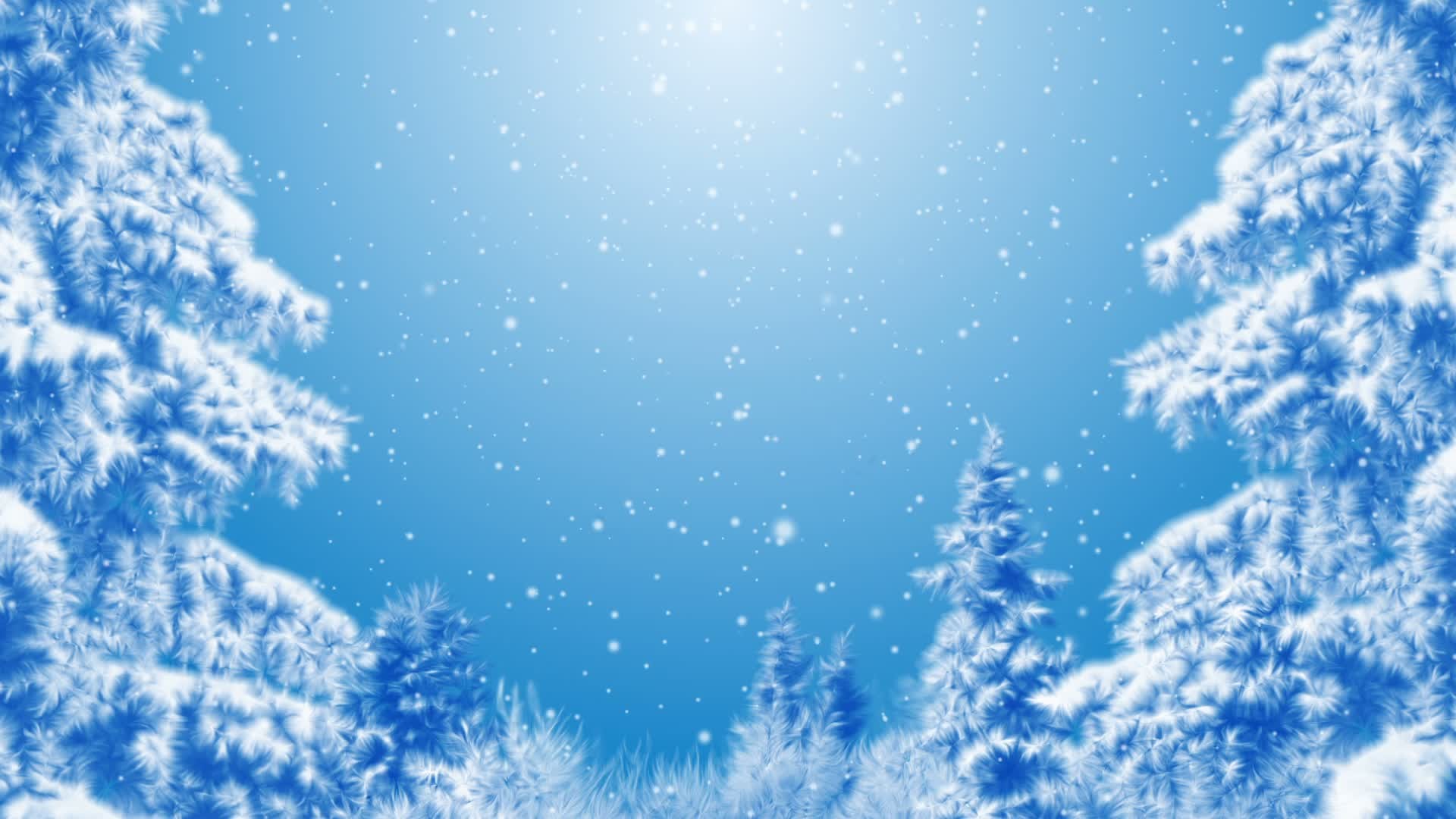 1920x1080 Blue Winter Background