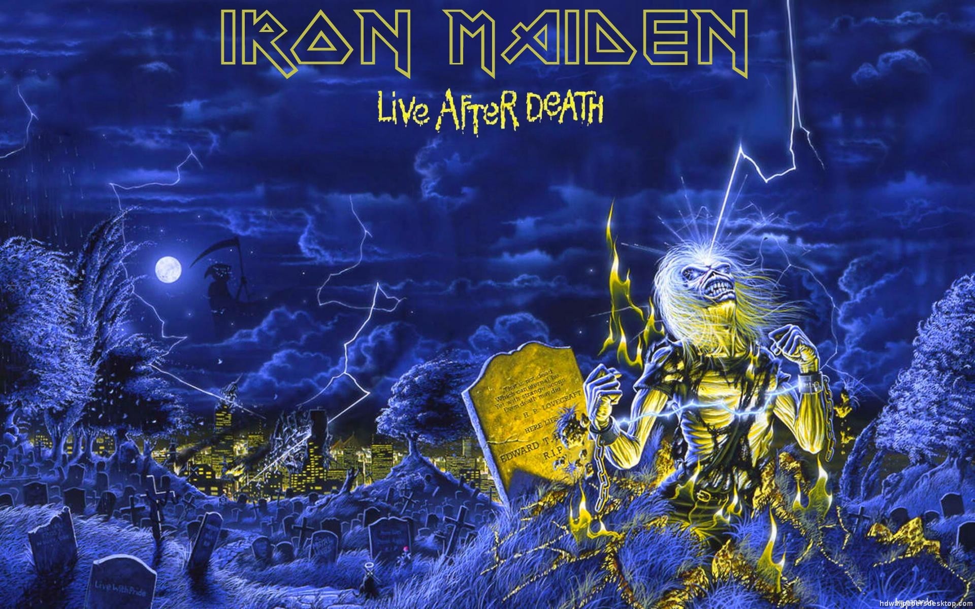 1920x1200 Iron Maiden Life After Death