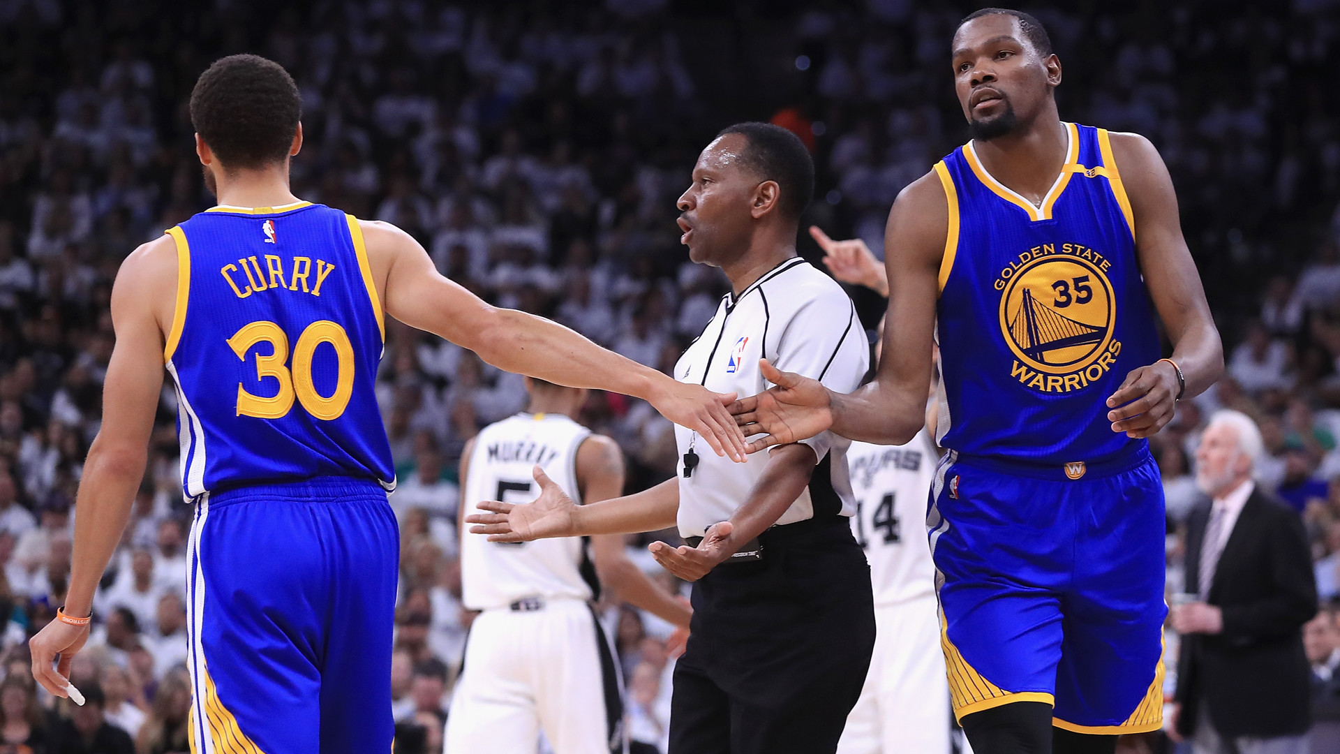 1920x1080 NBA playoffs 2017: Warriors set NBA record with 11 straight wins to start  postseason. Kevin Durant ...