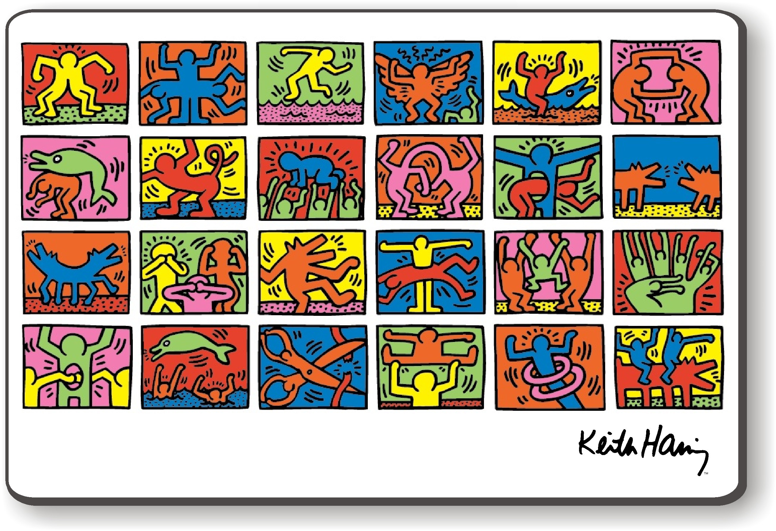 2612x1789 Keith haring was born on May 4,1958 in Pennsylvania. He came to New York  City as a scholarship student at the school of Visual Arts .Haring emerged  as a ...