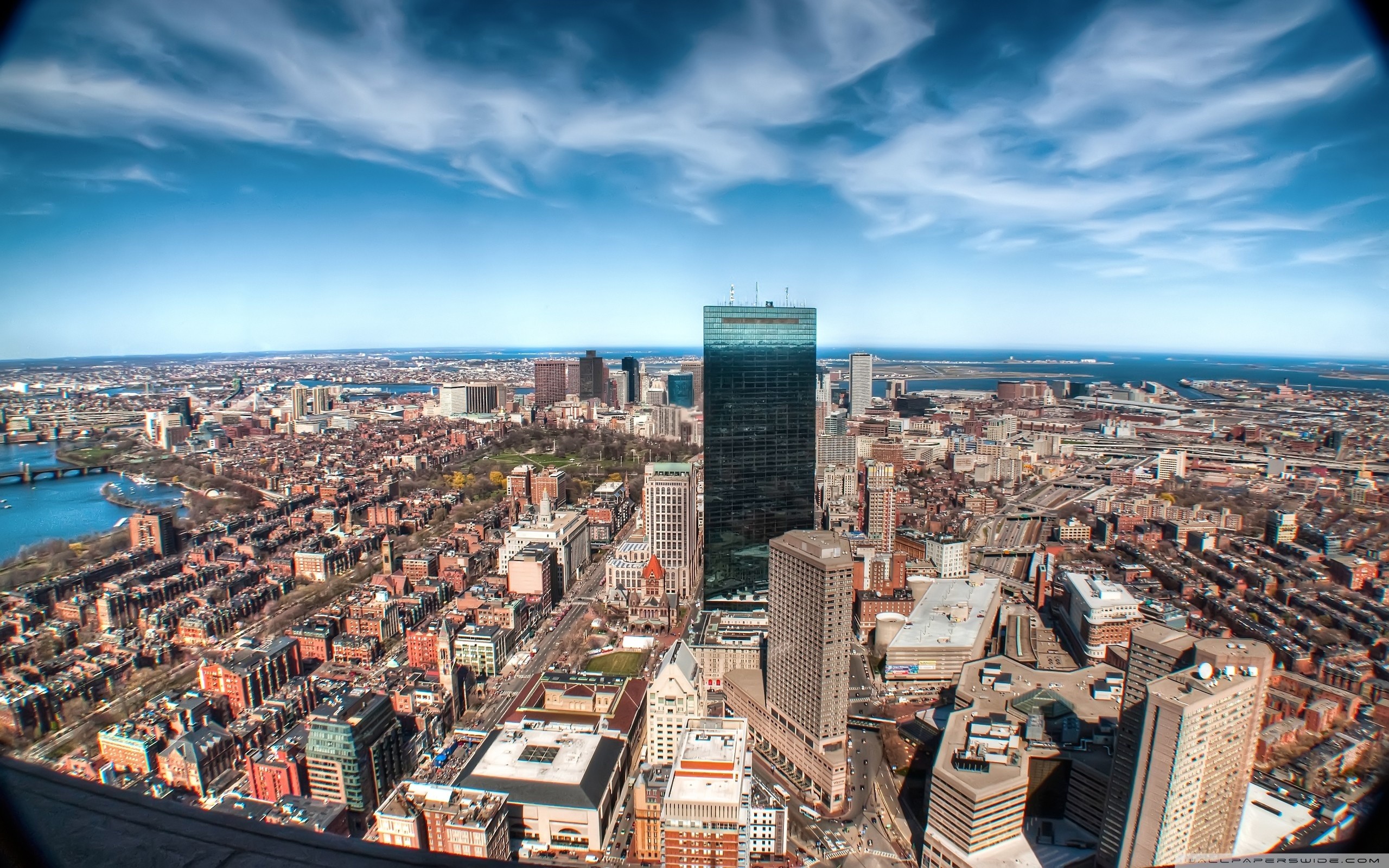 2560x1600 HD Boston Skyline Images.