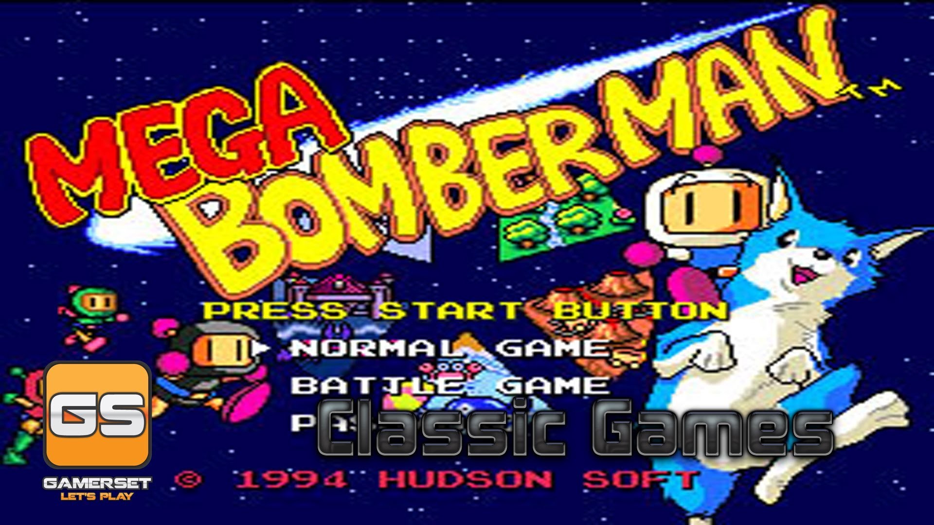 1920x1080 Classic Games | Mega Bomberman (Mega Drive - 1991)