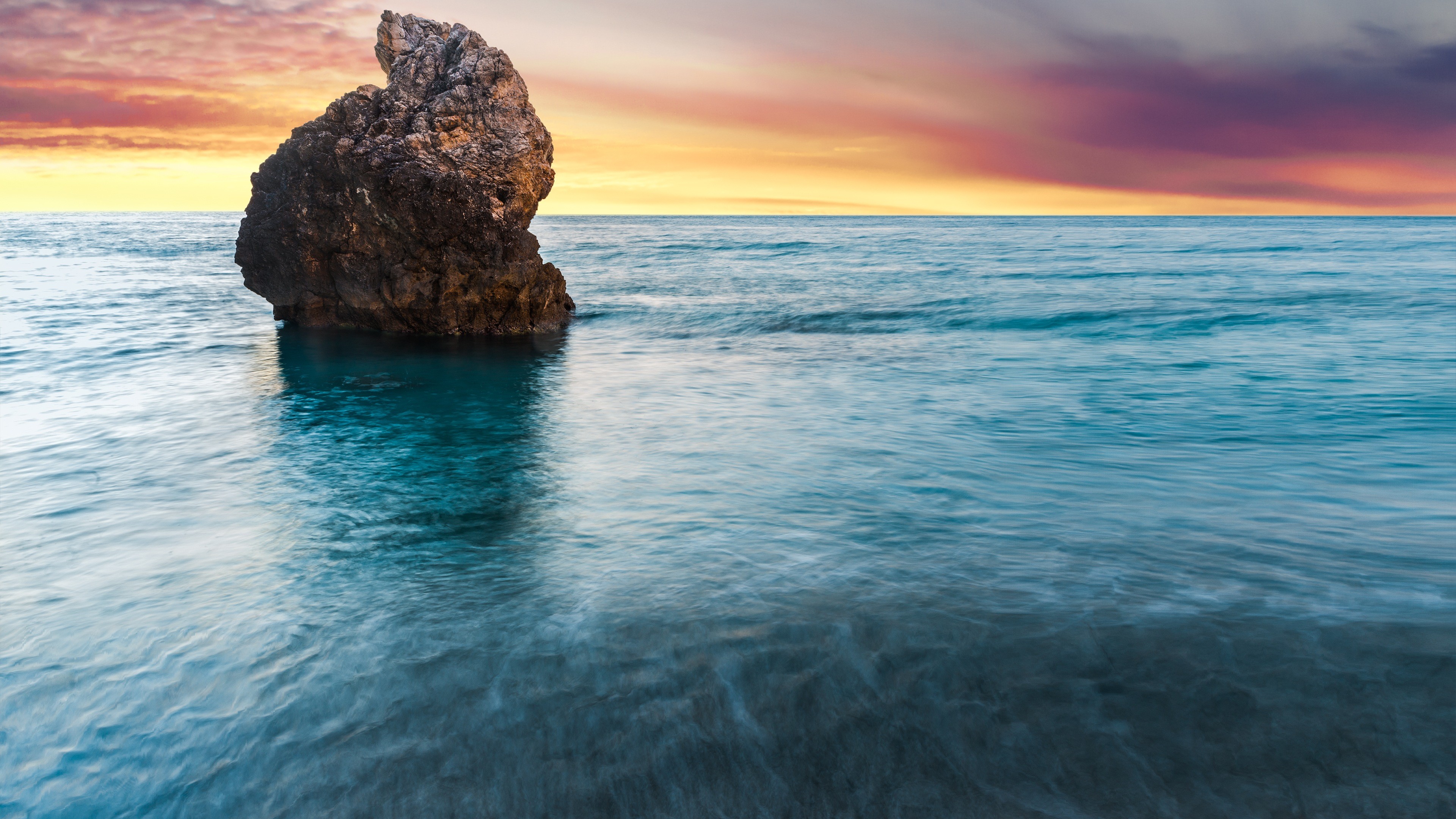 3840x2160 Beach Rock Lefkada Greece 4K Ultra HD Desktop Wallpaper Uploaded by  DesktopWalls