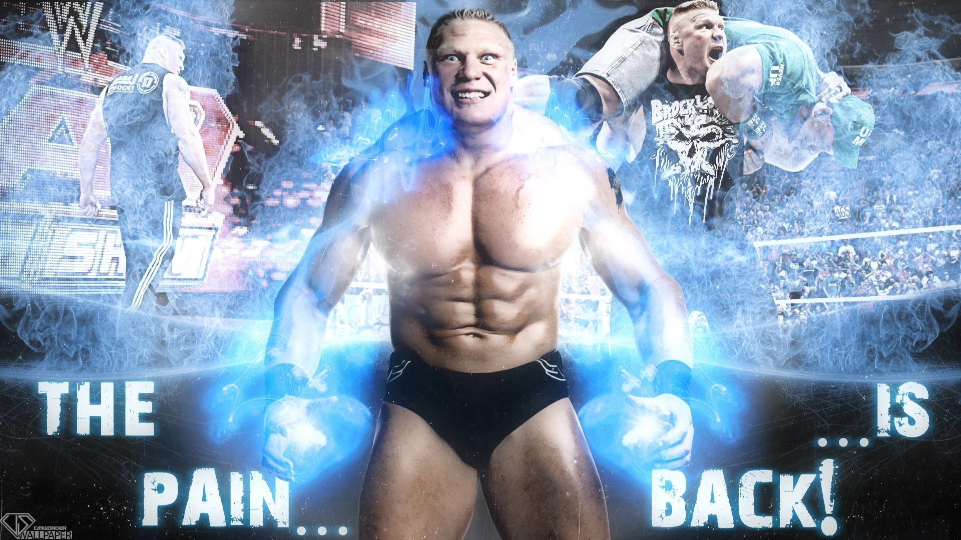 1920x1080 WWE Brock Lesnar 2018 Wallpaper
