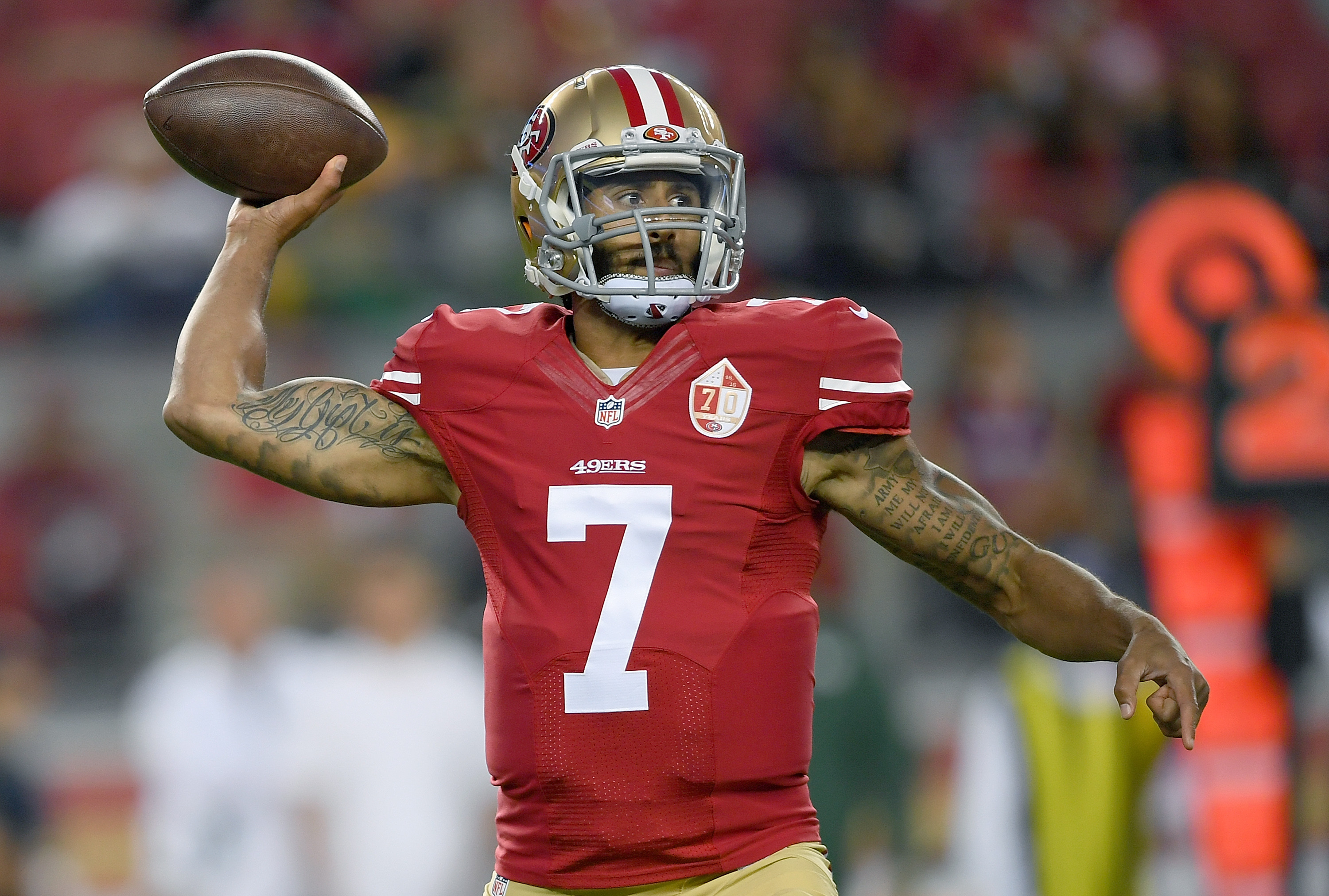 3000x2025 Colin Kaepernick of the 49ers Says He'll Continue National Anthem Protest