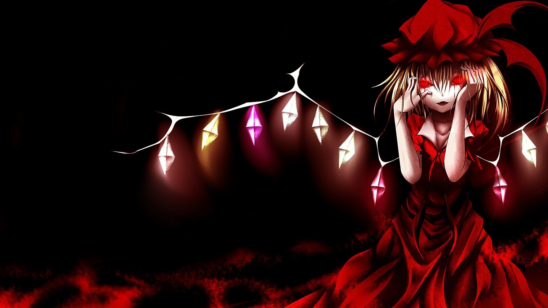 2560x1440 diabo, anime girl, magia, dark, dual, dark girl anime papel de  parede HD