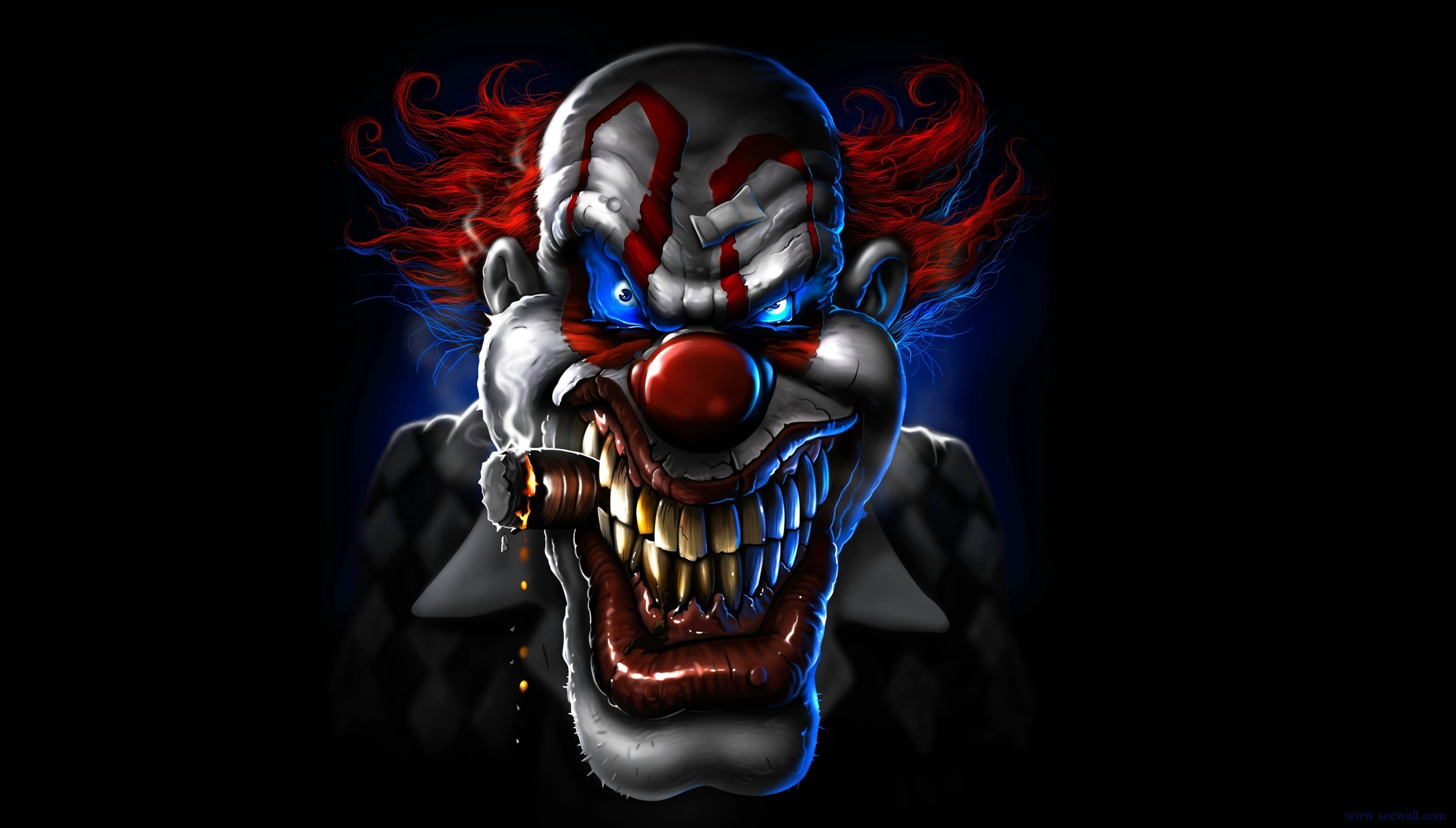 2800x1593 Scary Clown Wallpapers