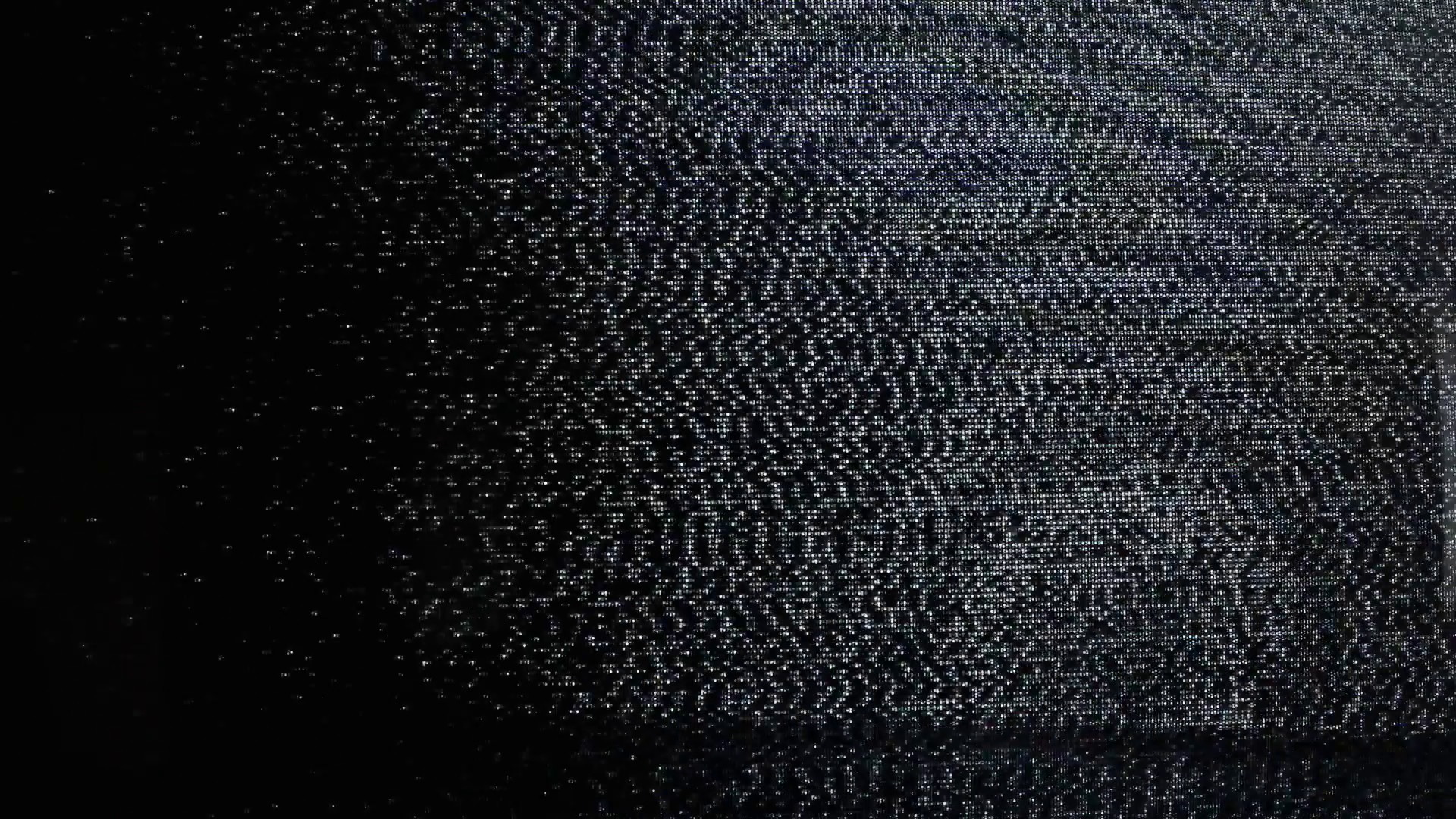 1920x1080 Tv noise pollution waves. Waves of static grainy noise from an old analog tv  screen. Bad signal, weak reception, digital pollution. Real footage.