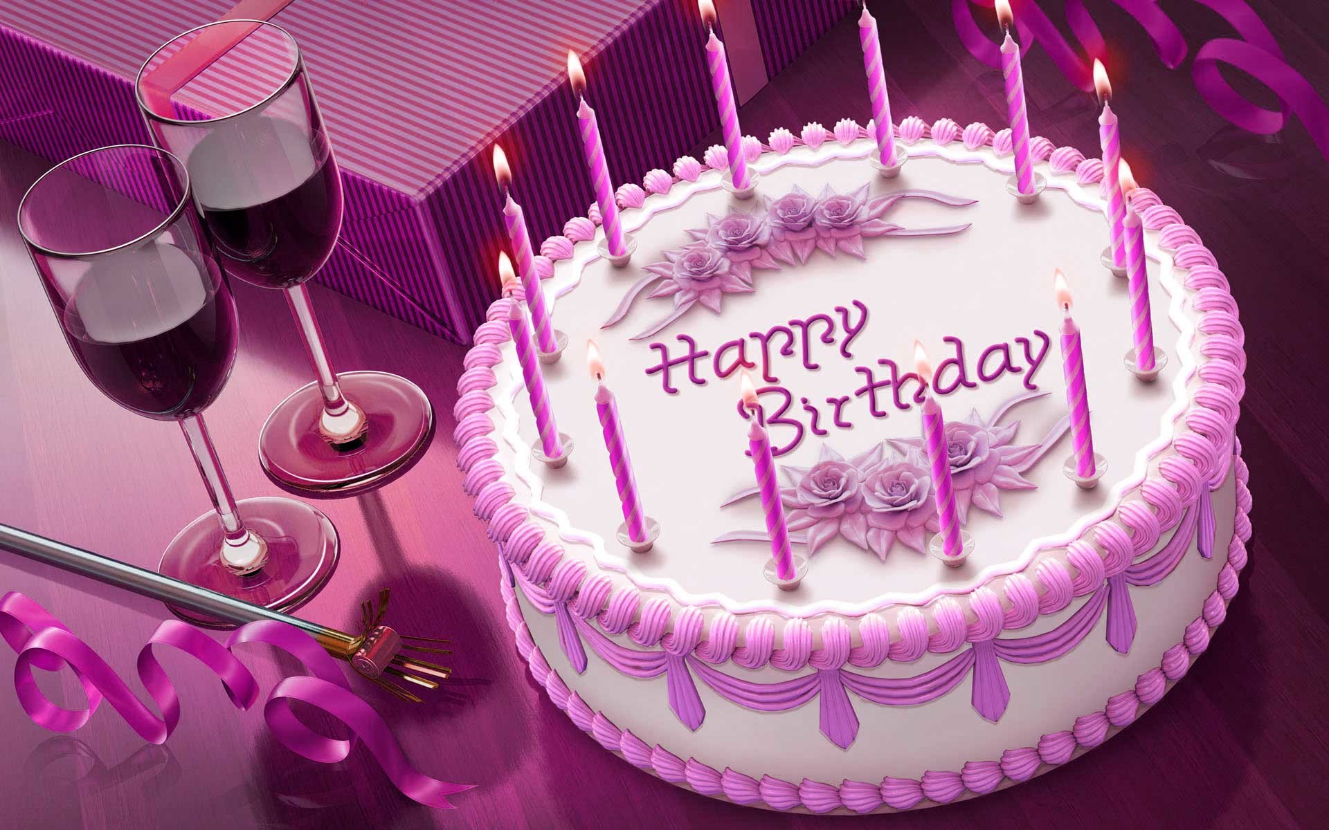 1920x1200 Happy Birthday Picture Cake