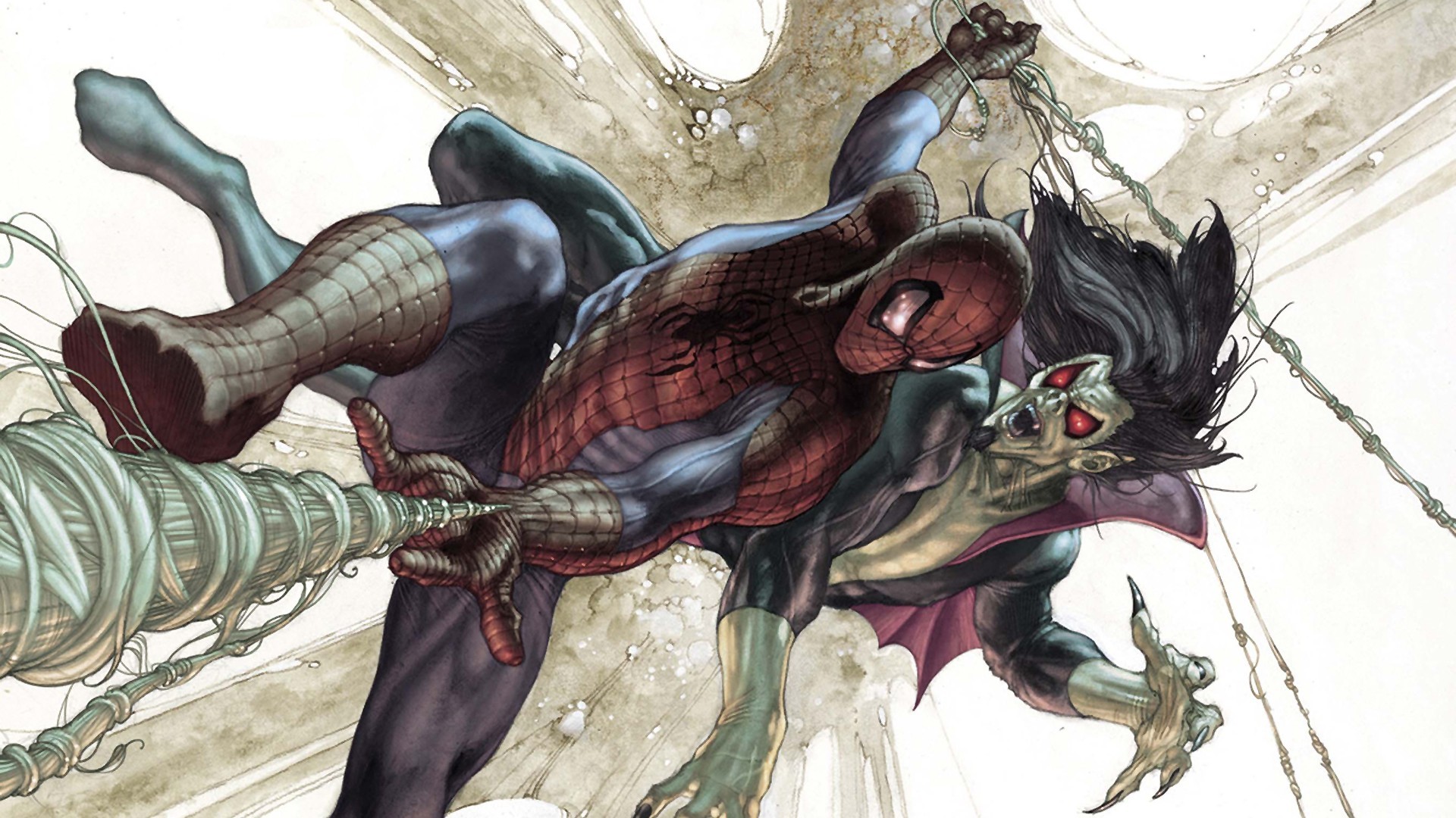 1920x1080 Comics - The Amazing Spider-Man Spider-Man Green Goblin Comic Wallpaper