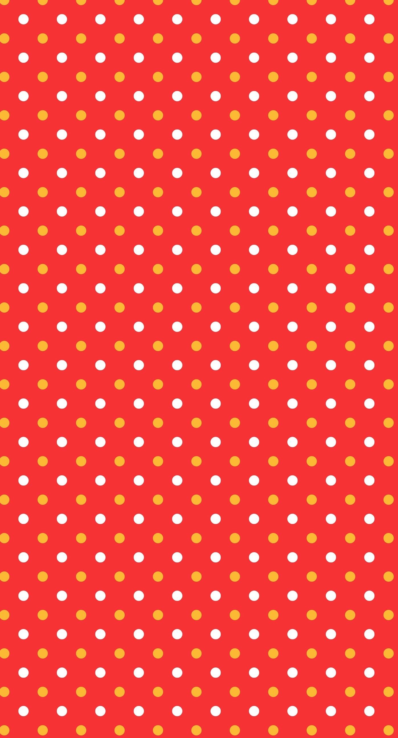1398x2592 Pattern polka dot red women-friendly iPhone7 Plus Wallpaper