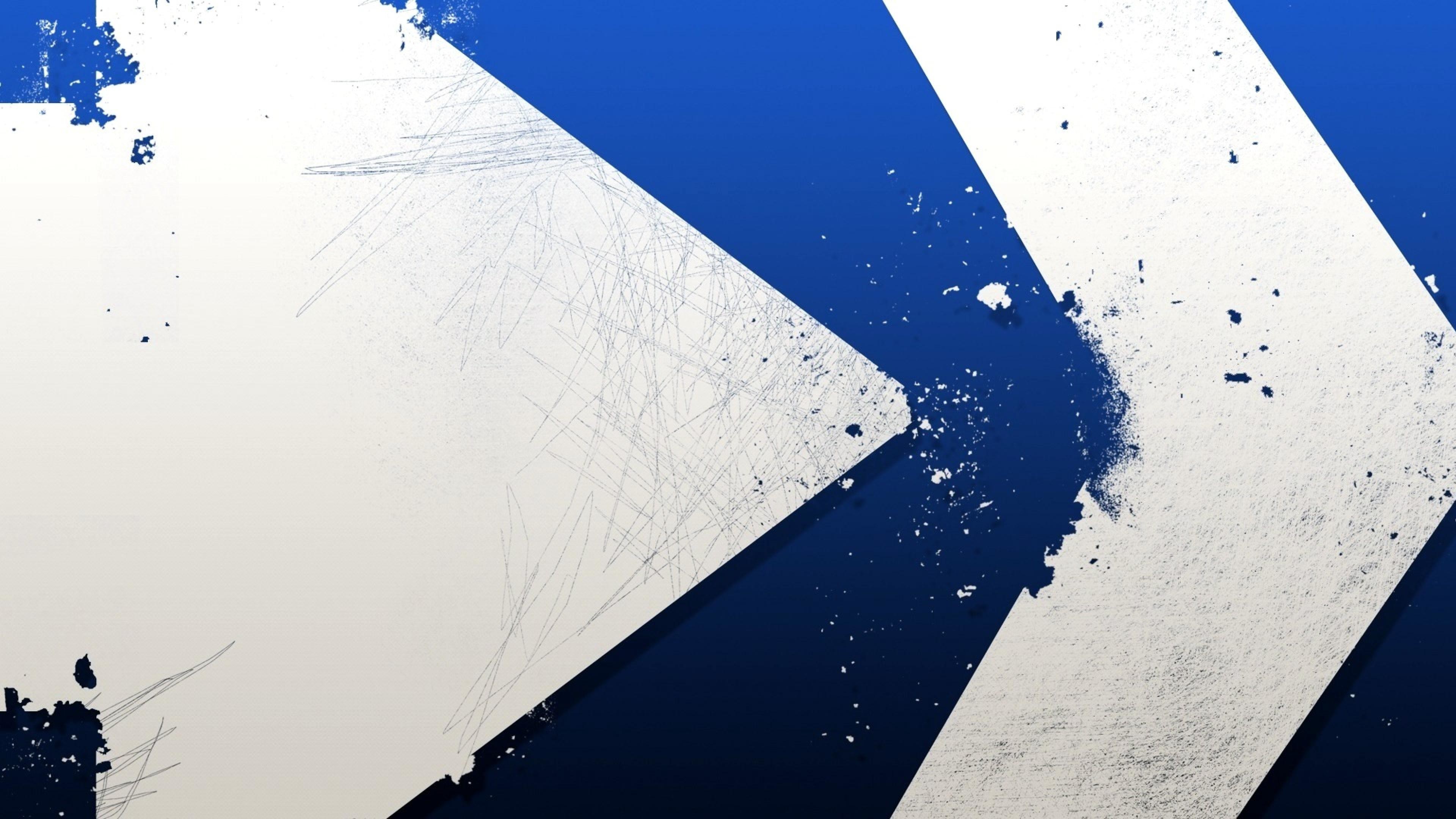 3840x2160 blue white abstract wallpaper