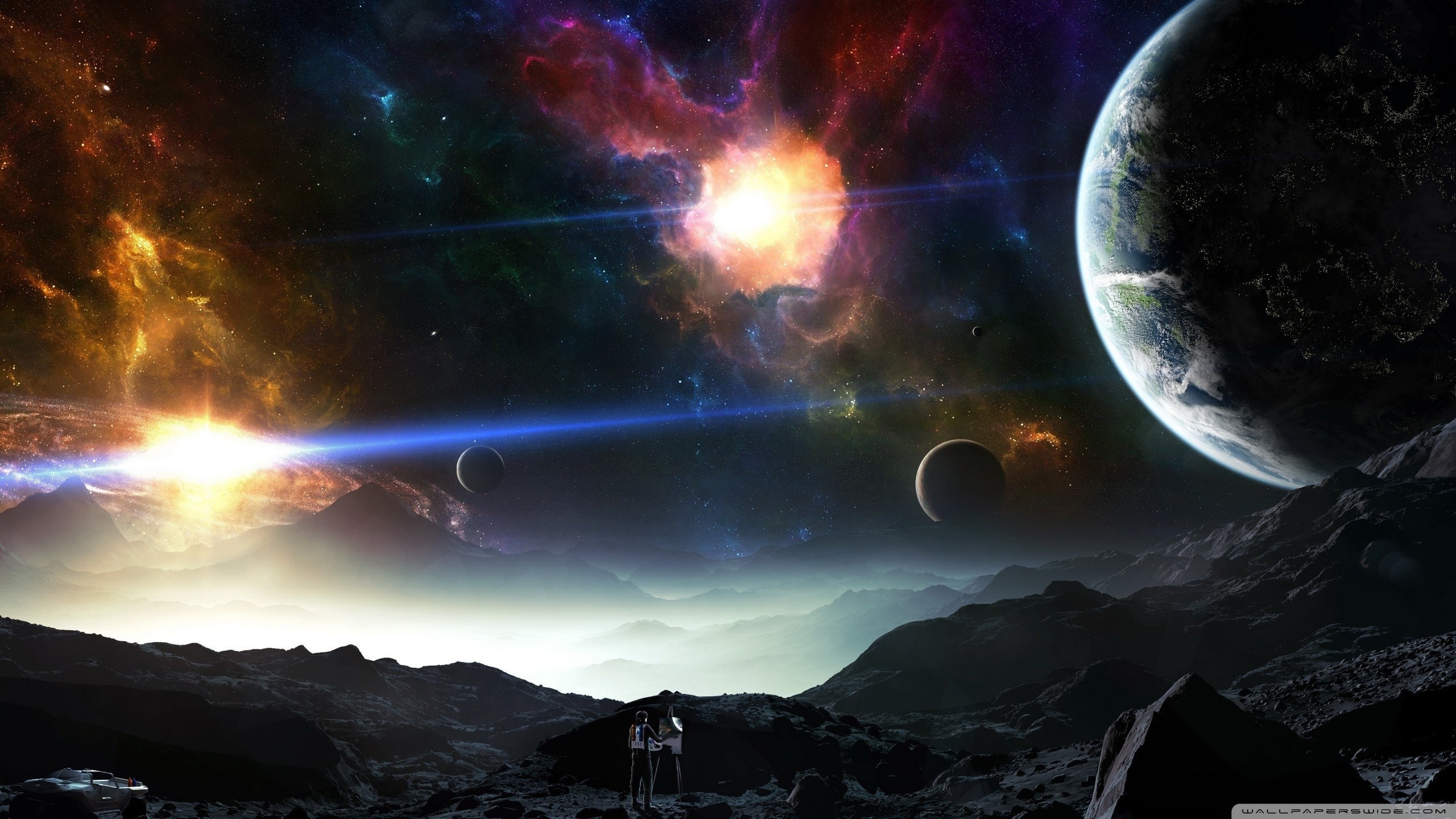 Astronaut Space Rocks Lost Stars Astrology 4K Wallpaper - Best Wallpapers