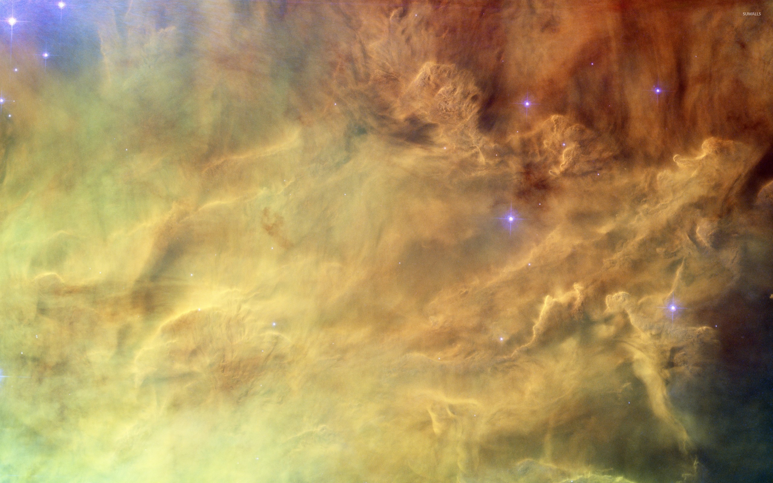 2560x1600 Golden nebula wallpaper  jpg