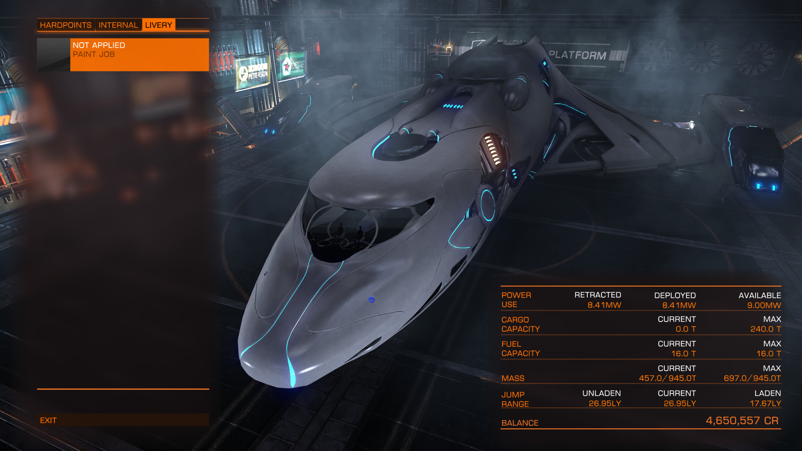 2560x1440 Click to enlarge. SLI adds smoother flying to the smooth looks of your  Imperial Clipper in Elite: Dangerous