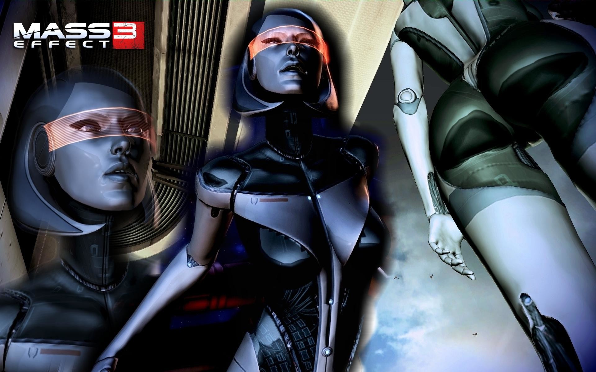 1920x1200 Sexy Montage of EDI from Mass Effect 3
