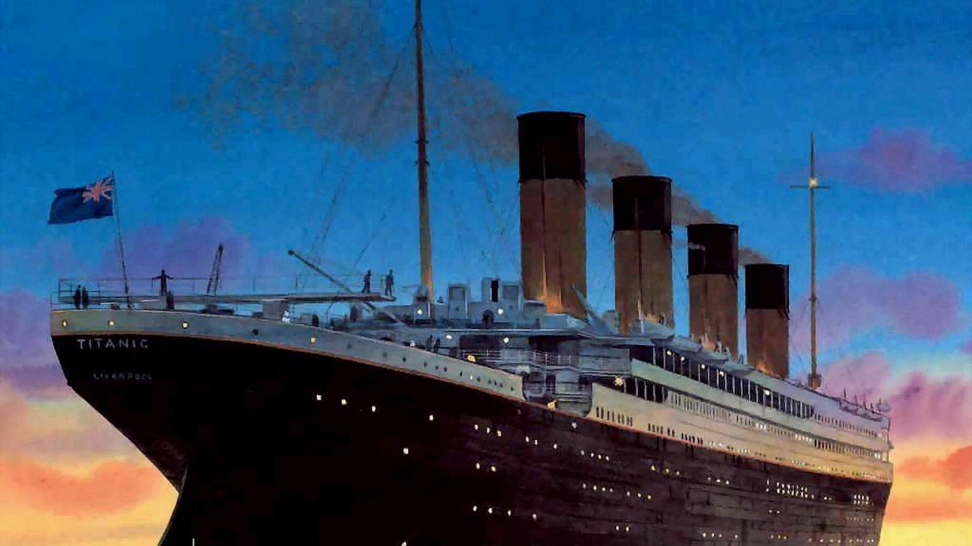 1920x1080 Titanic Sinking Ship Wrecks Boats Background Wallpapers on