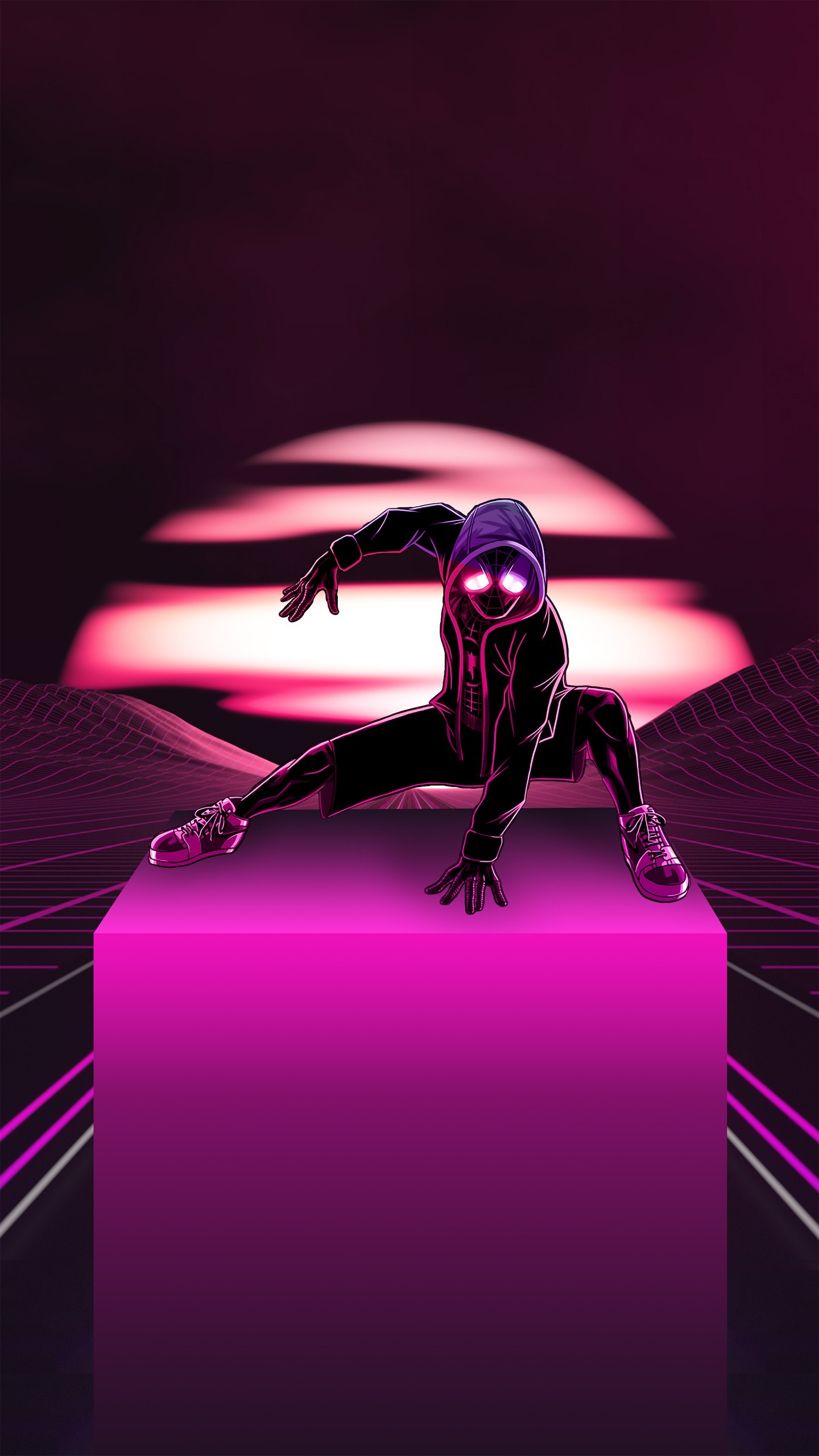 1440x2560 Miles Morales In Spider Man Into The Spider Verse 4k Hd Wallpapers