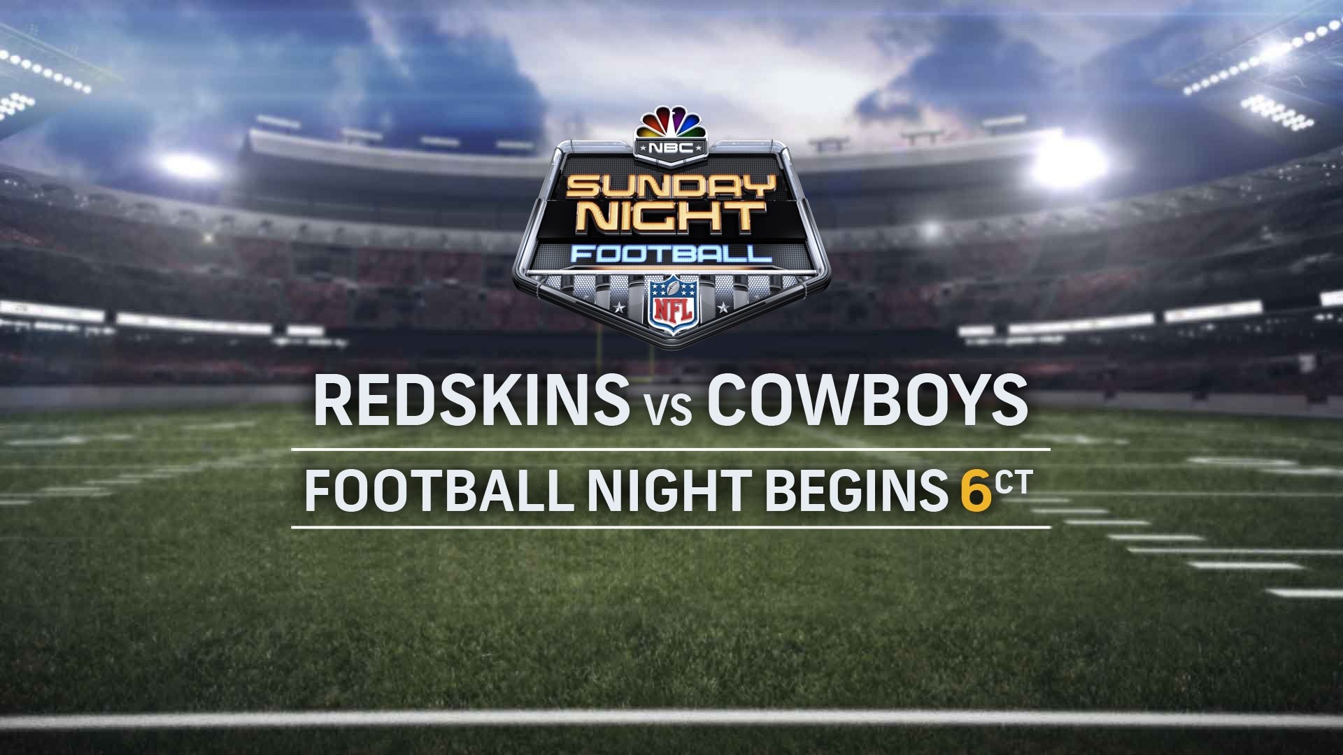 1920x1080 Redskins Cowboys Football Sunday Battle Night