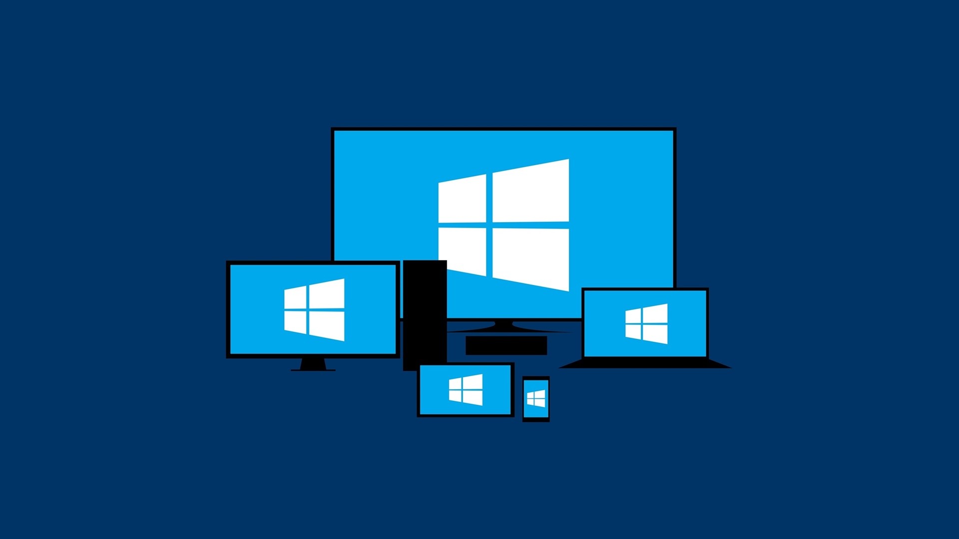 1920x1080 New Windows Logos Windows 10 Wallpapers
