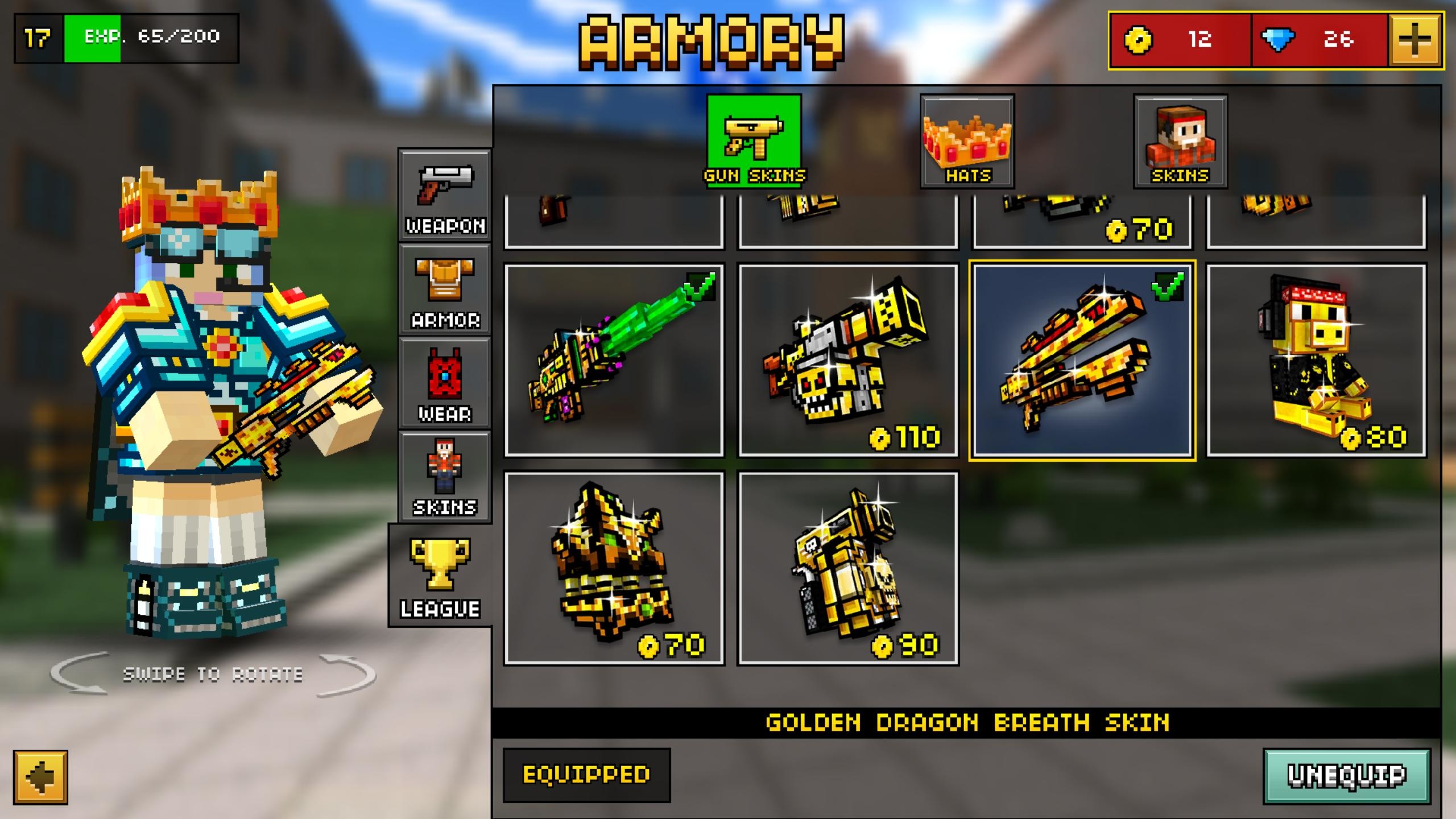 2560x1440 So I just wasted money on a golden Dragon Breath skin... | Pixel Gun 3D  Forums