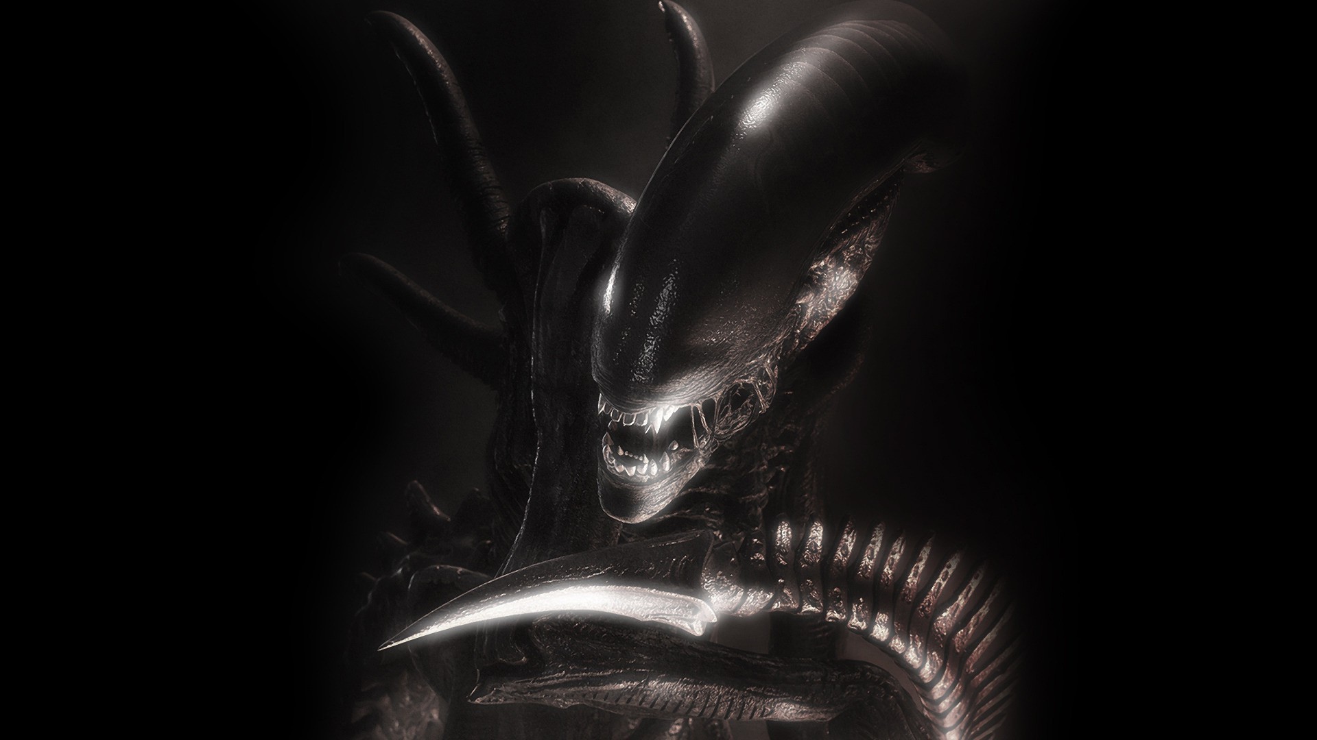 1920x1080  H. R. Giger, Alien (movie), Xenomorph Wallpaper HD