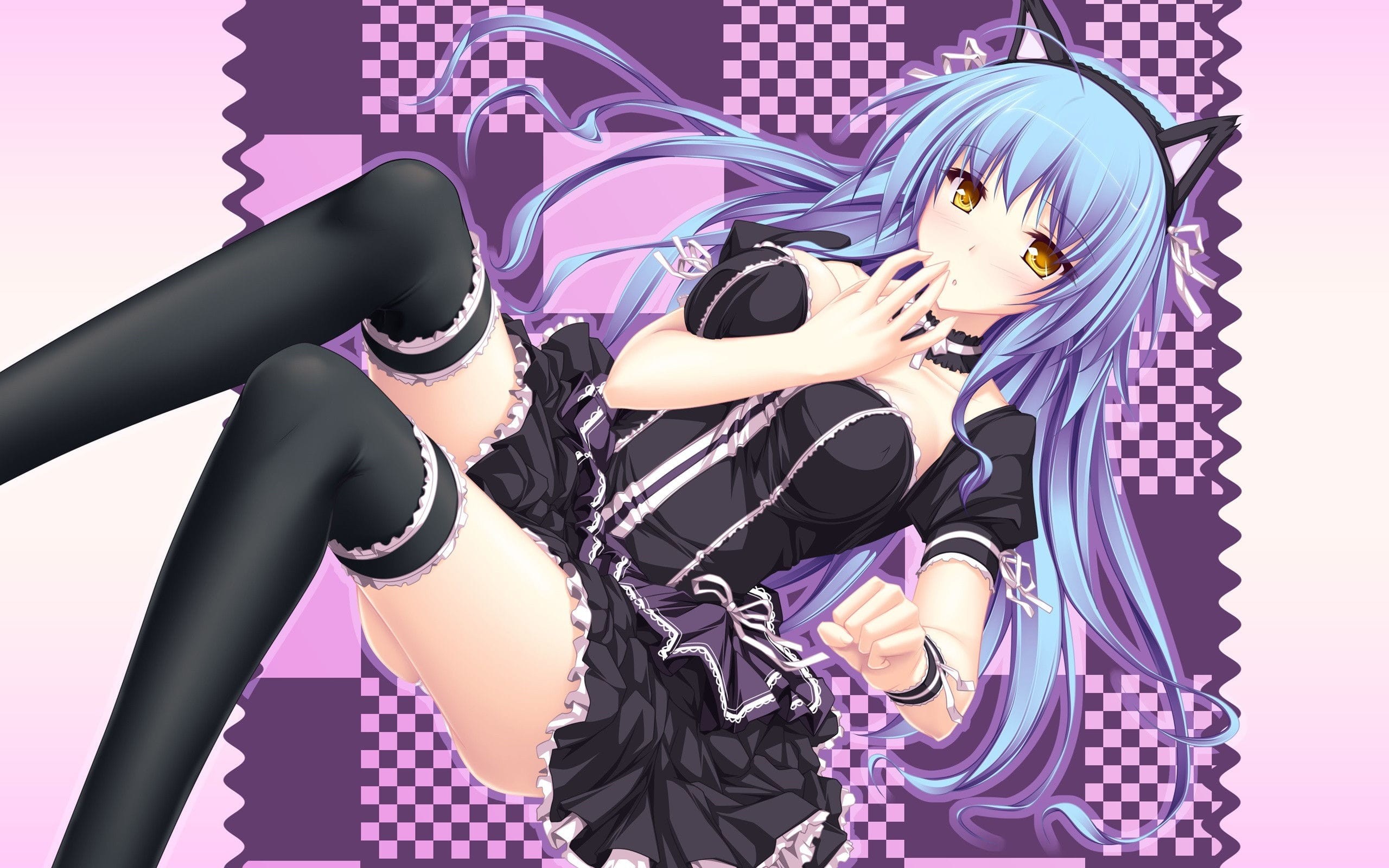 2560x1600 Blue Hair Anime Maid - Image #680 - <script async src="/