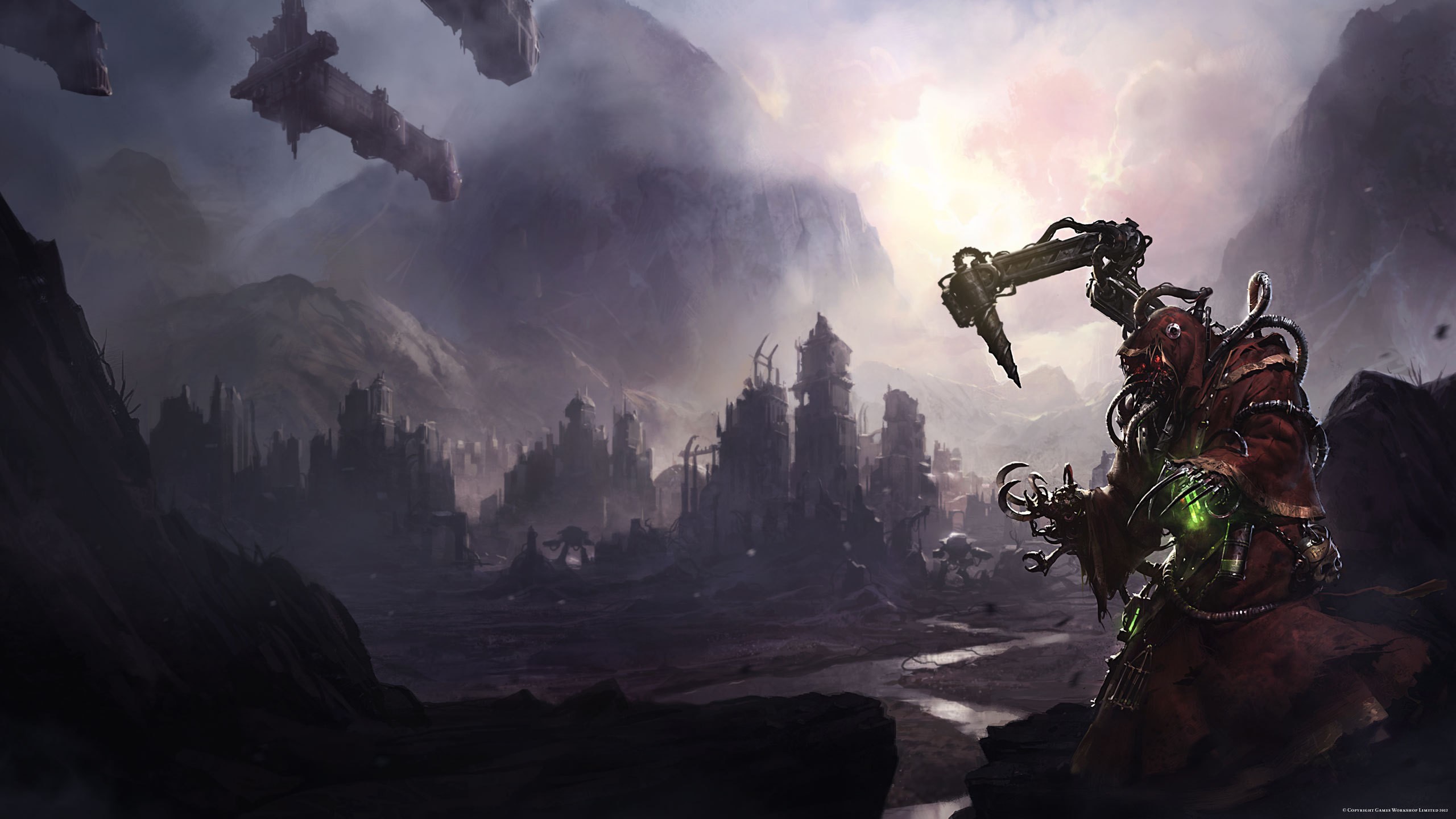 2560x1440 000 Fantasy Art Ruins Science Fiction Video Games Warhammer 40 ...