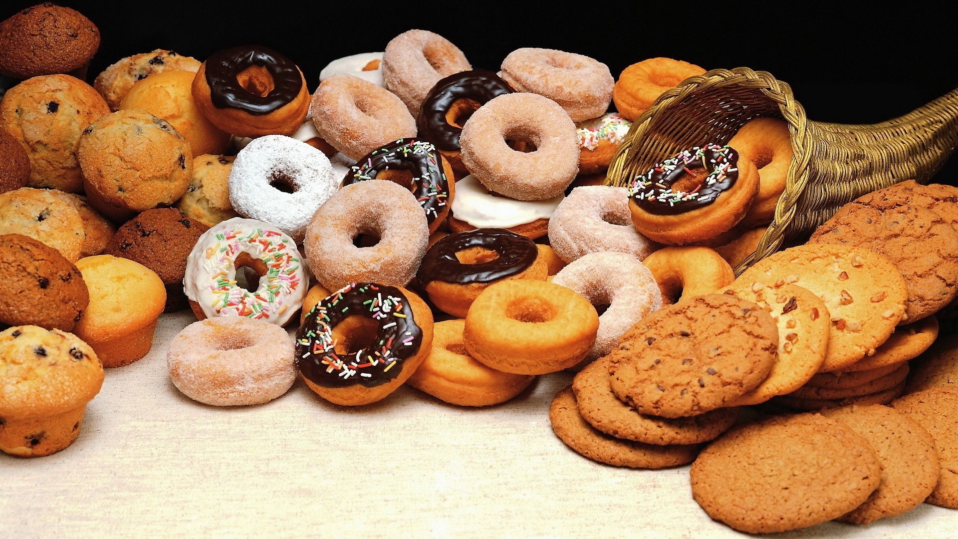 1920x1080 cookies, donuts, batch