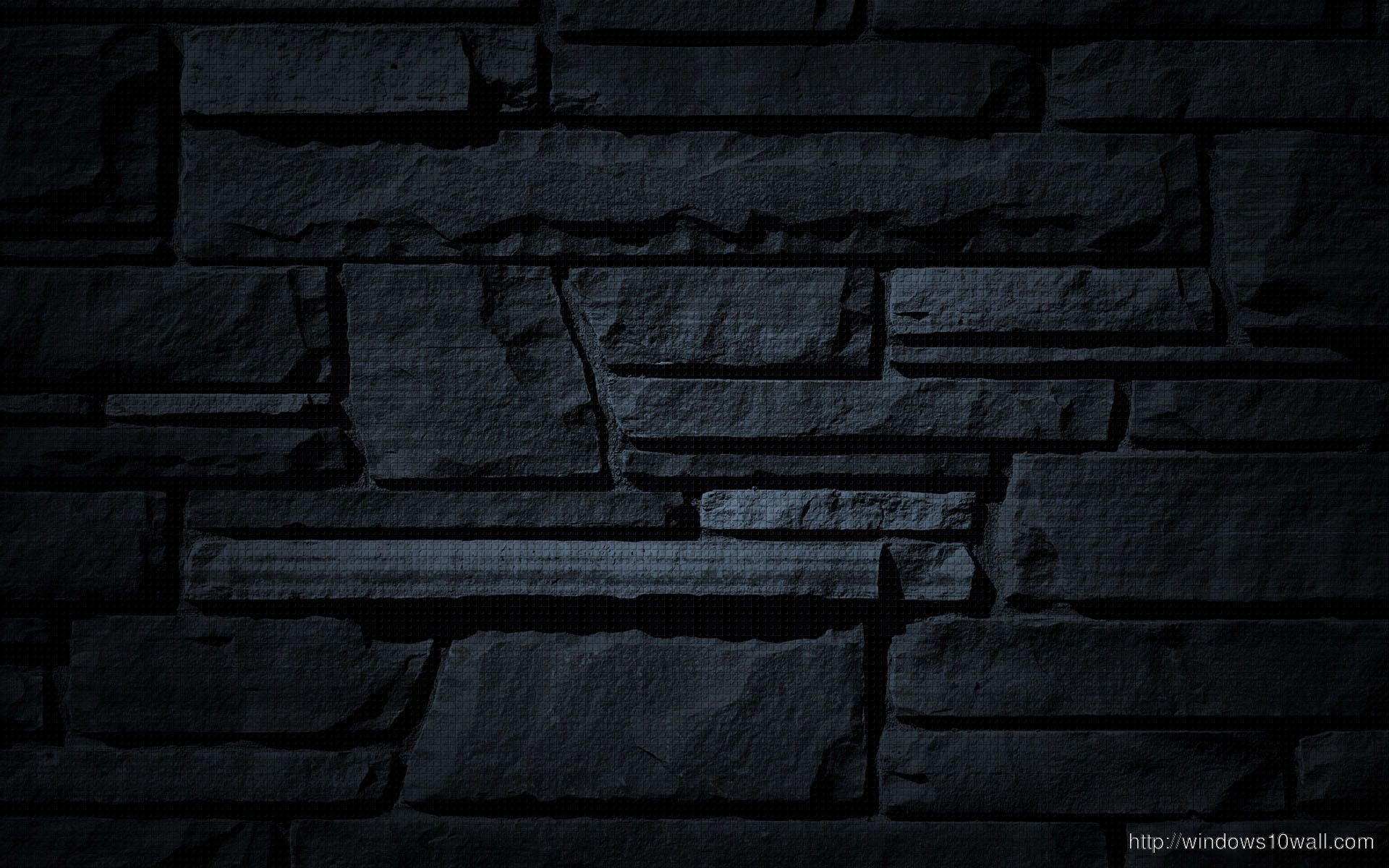 1920x1200 Black Stone Wall HD Wallpaper – windows 10 Wallpapers