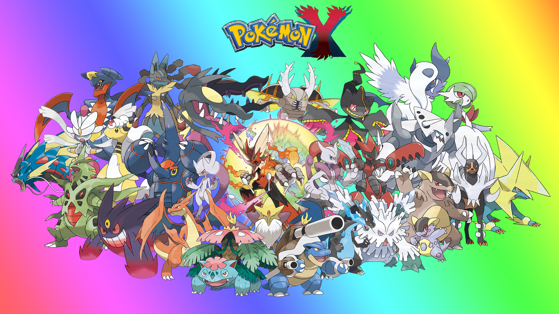 1920x1080 pokemon mega evolutions by zupertompa fan art wallpaper games 2014 .