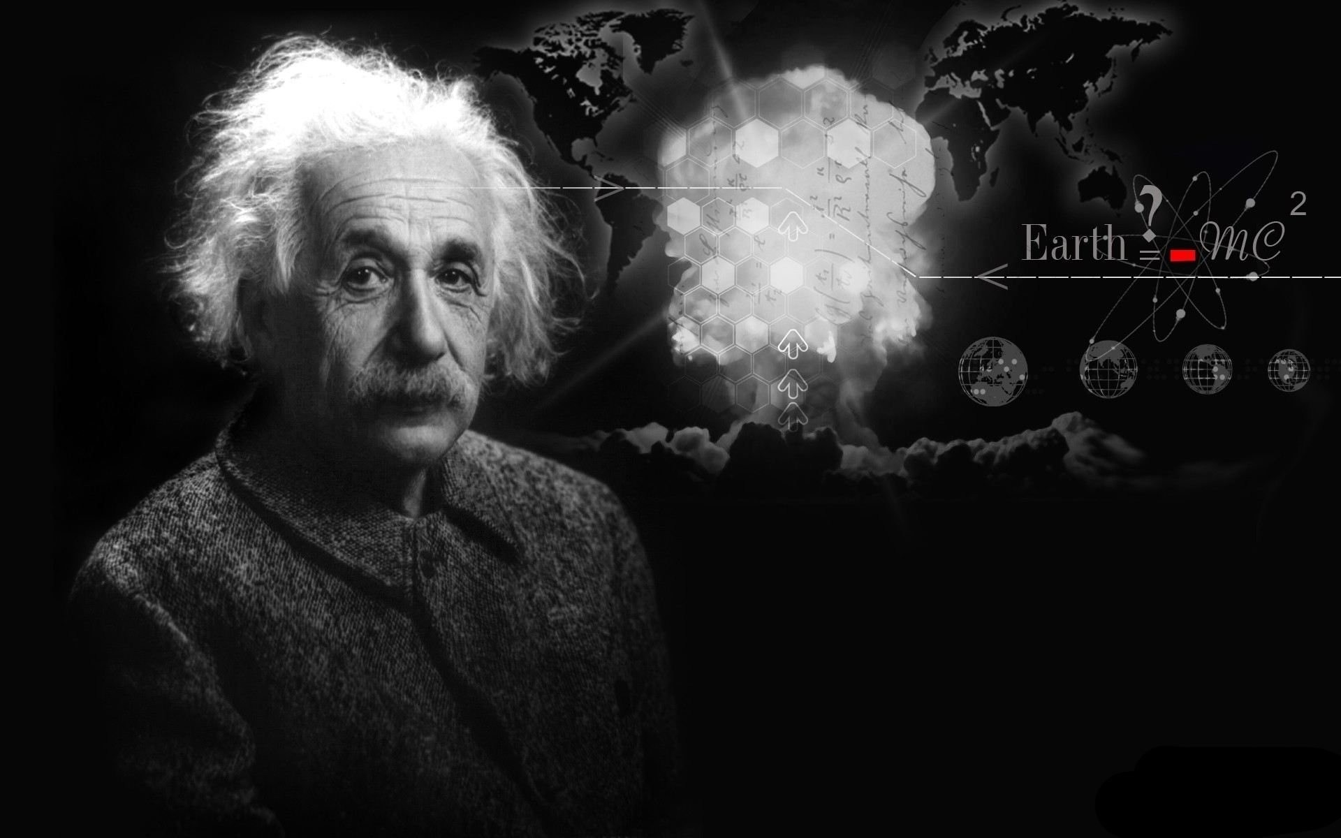 1920x1200 Albert Einstein E=MC2 Download