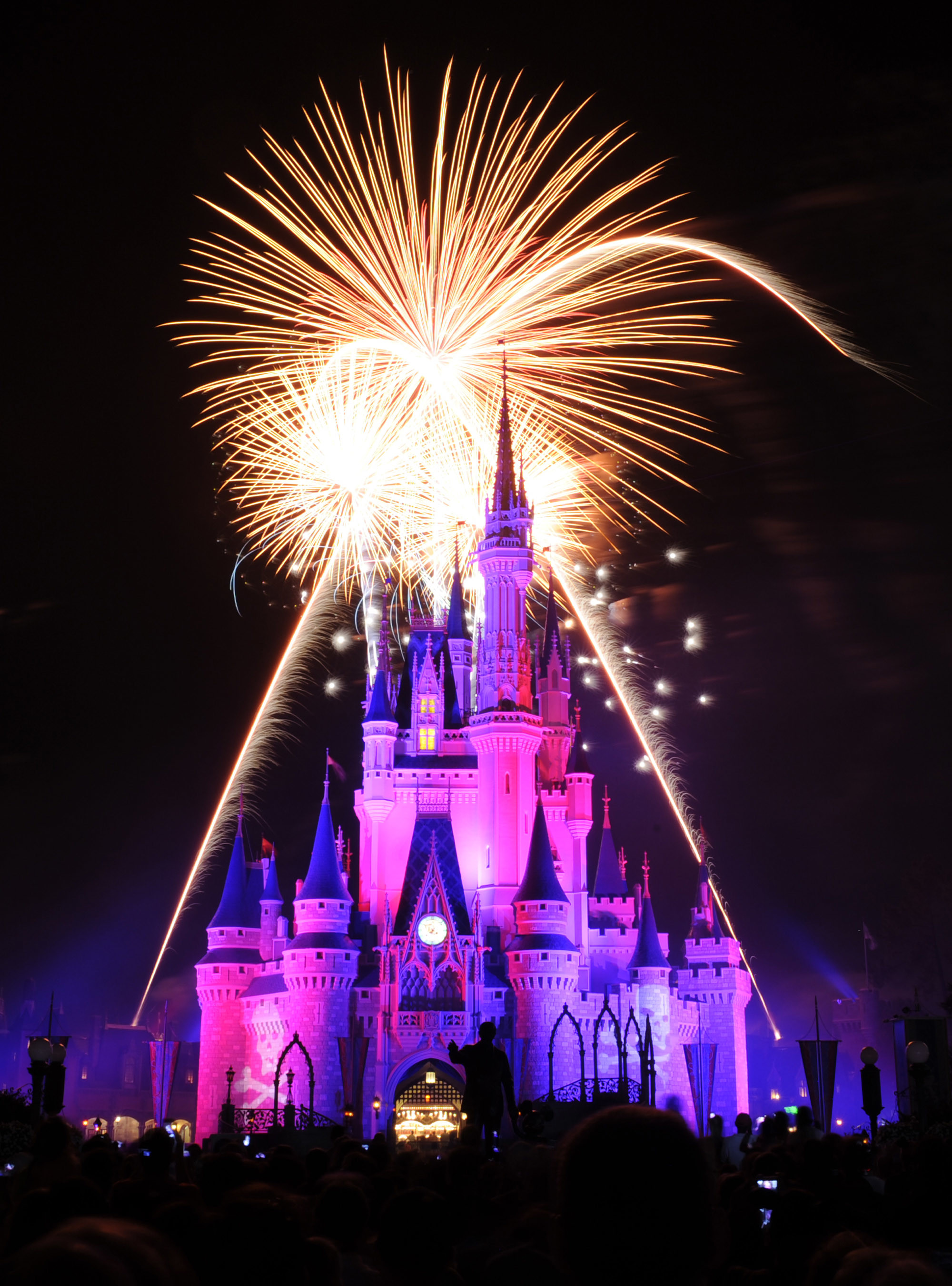 2000x2700 Cinderella's Castle during Wishes Nighttime Spectacular at the Walt Disney  World Resort