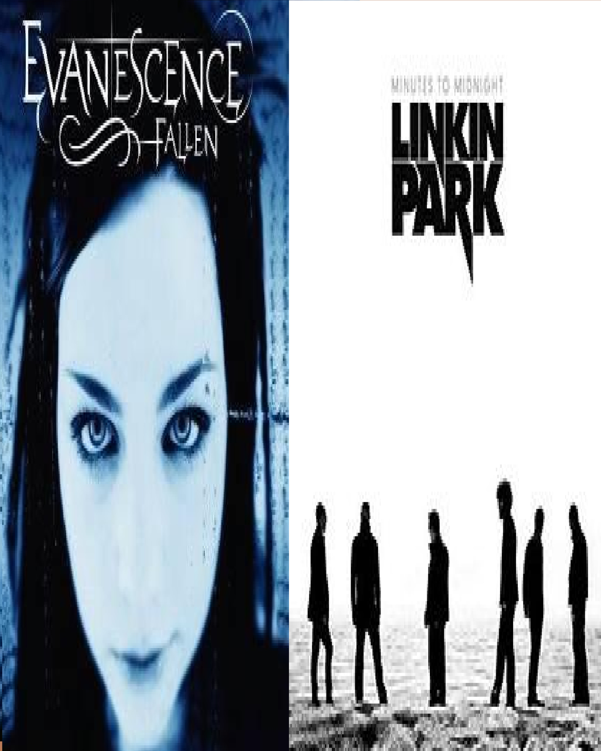 2051x2560 Evanescence vs. Linkin Park images Fallen vs Minutes to Midnight.Which  album do you vote for? HD wallpaper and background photos