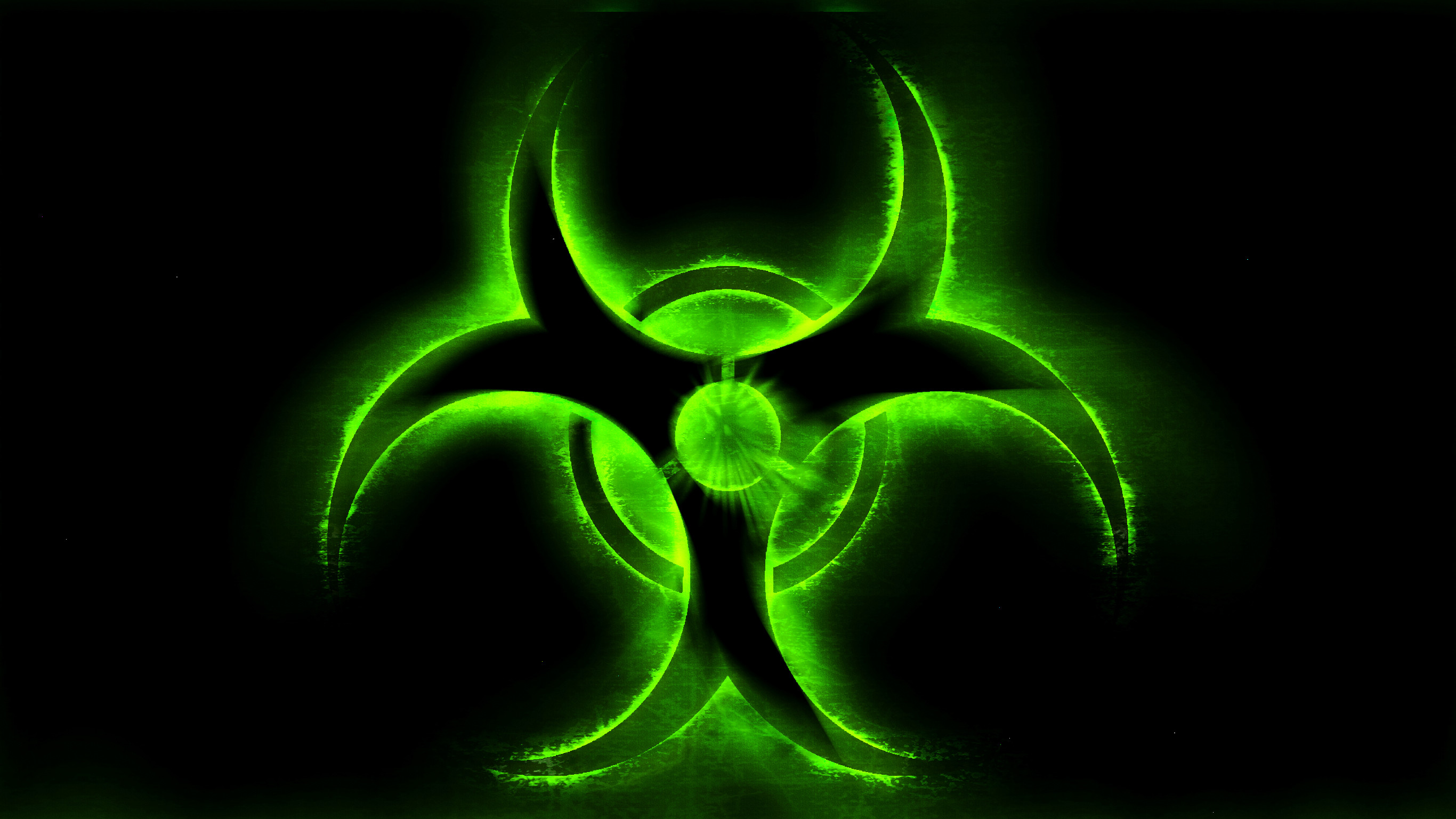 2732x1536 biohazard toxic green by space project712 customization wallpaper .