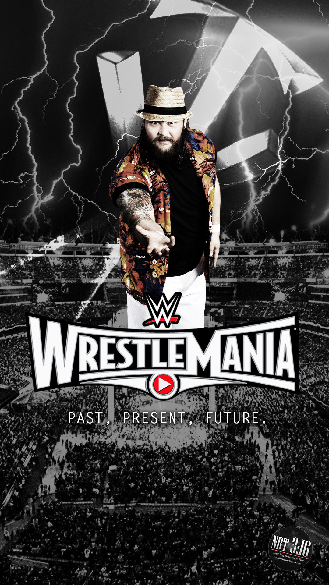 1080x1920 Bray Wyatt @ WrestleMania 31 by takezer0