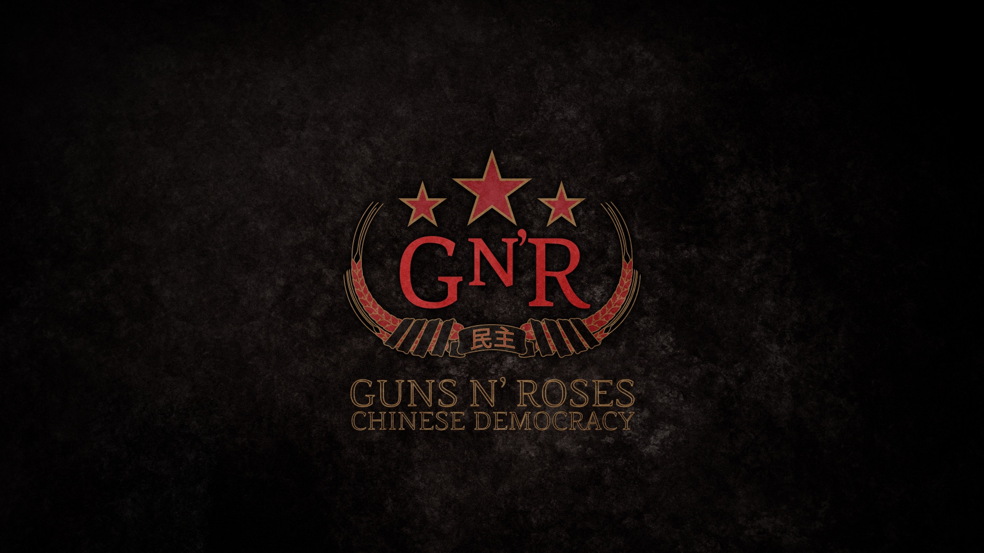 1920x1080 Preview wallpaper guns n roses, stars, letters, background, darkness  