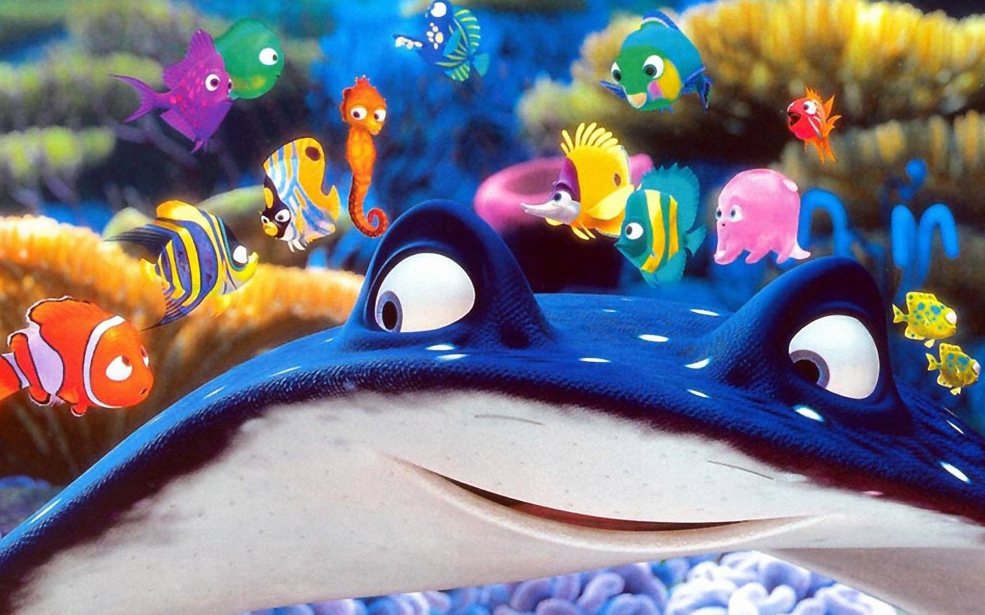1920x1200 Movie - Finding Nemo Mr. Ray (Finding Nemo) Wallpaper