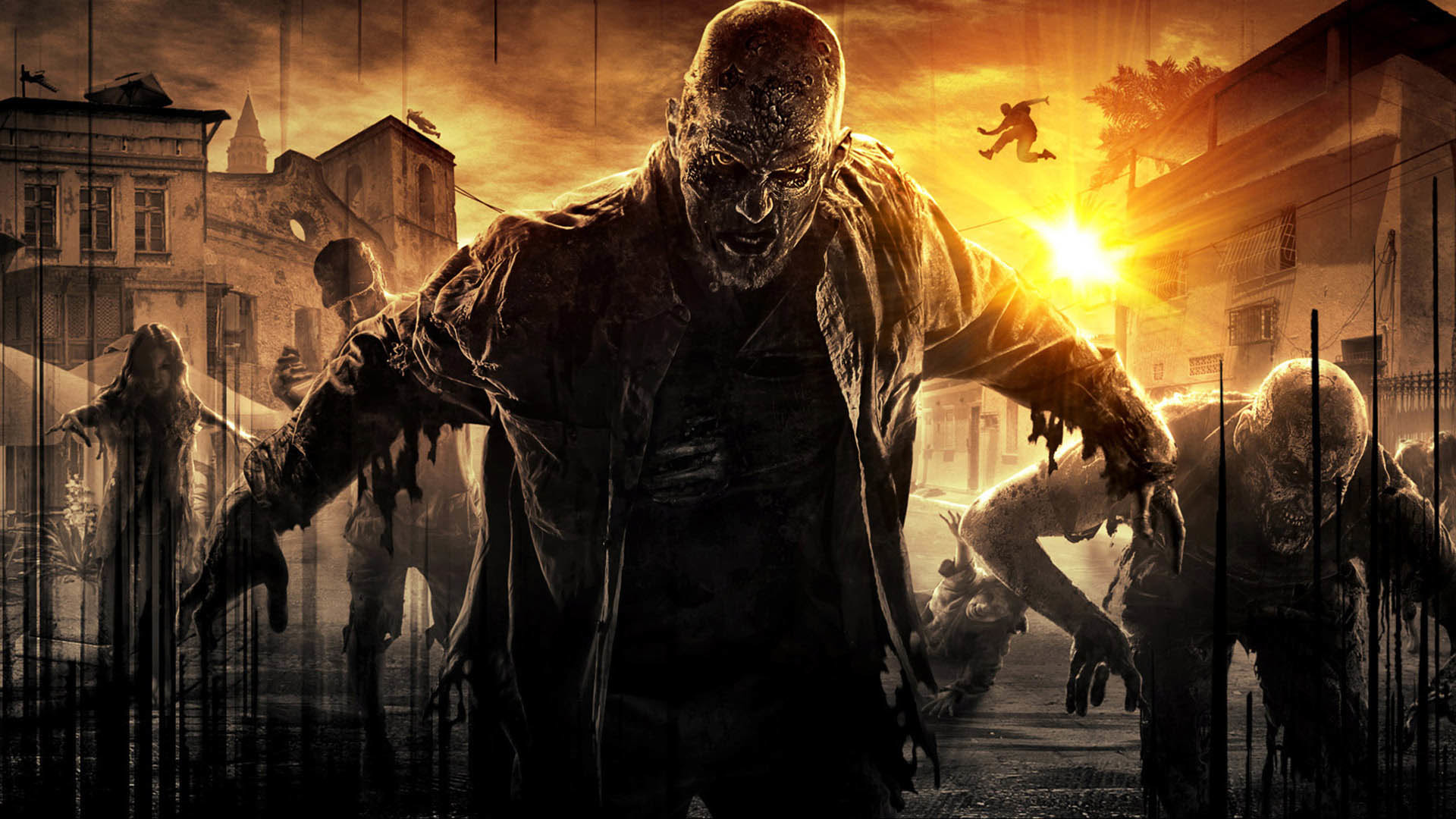 1920x1080 Dying Light - Zombie Attack -  - Full HD 16/9 - Wallpaper .