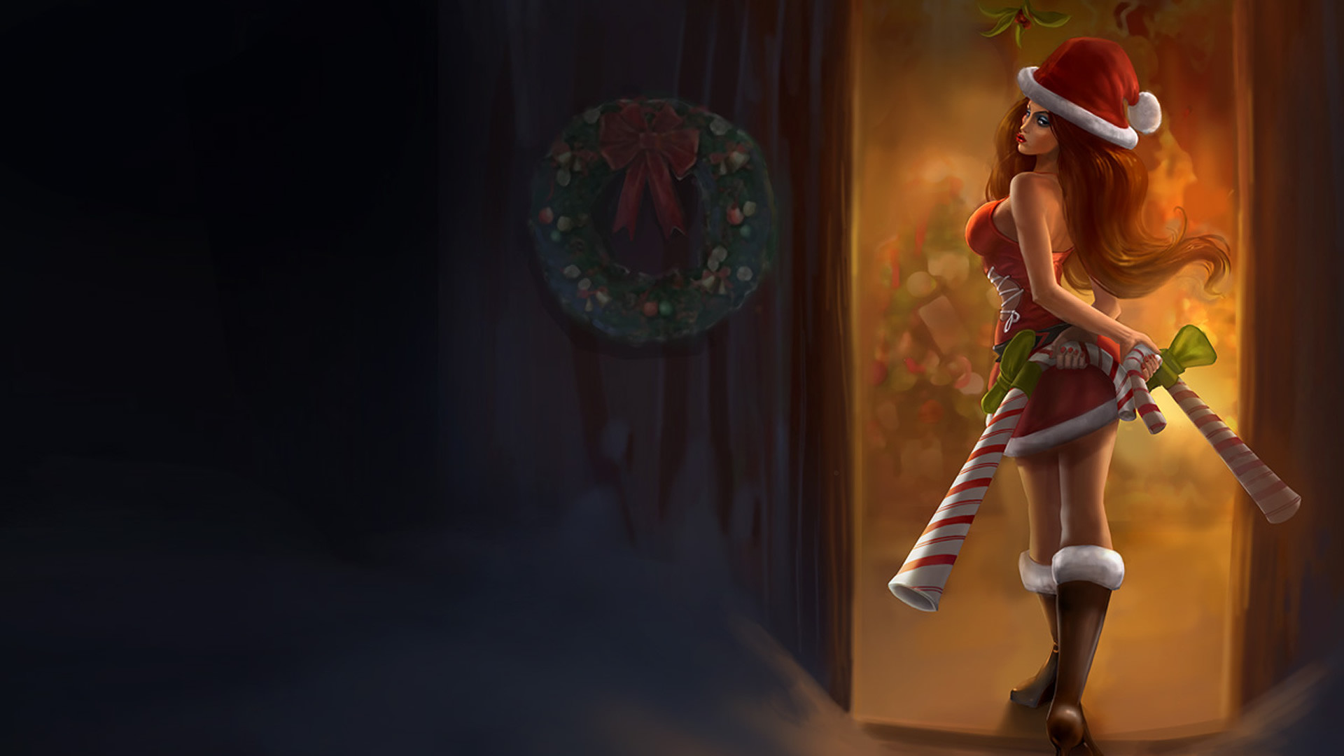 1920x1080 Candy Cane Miss Fortune
