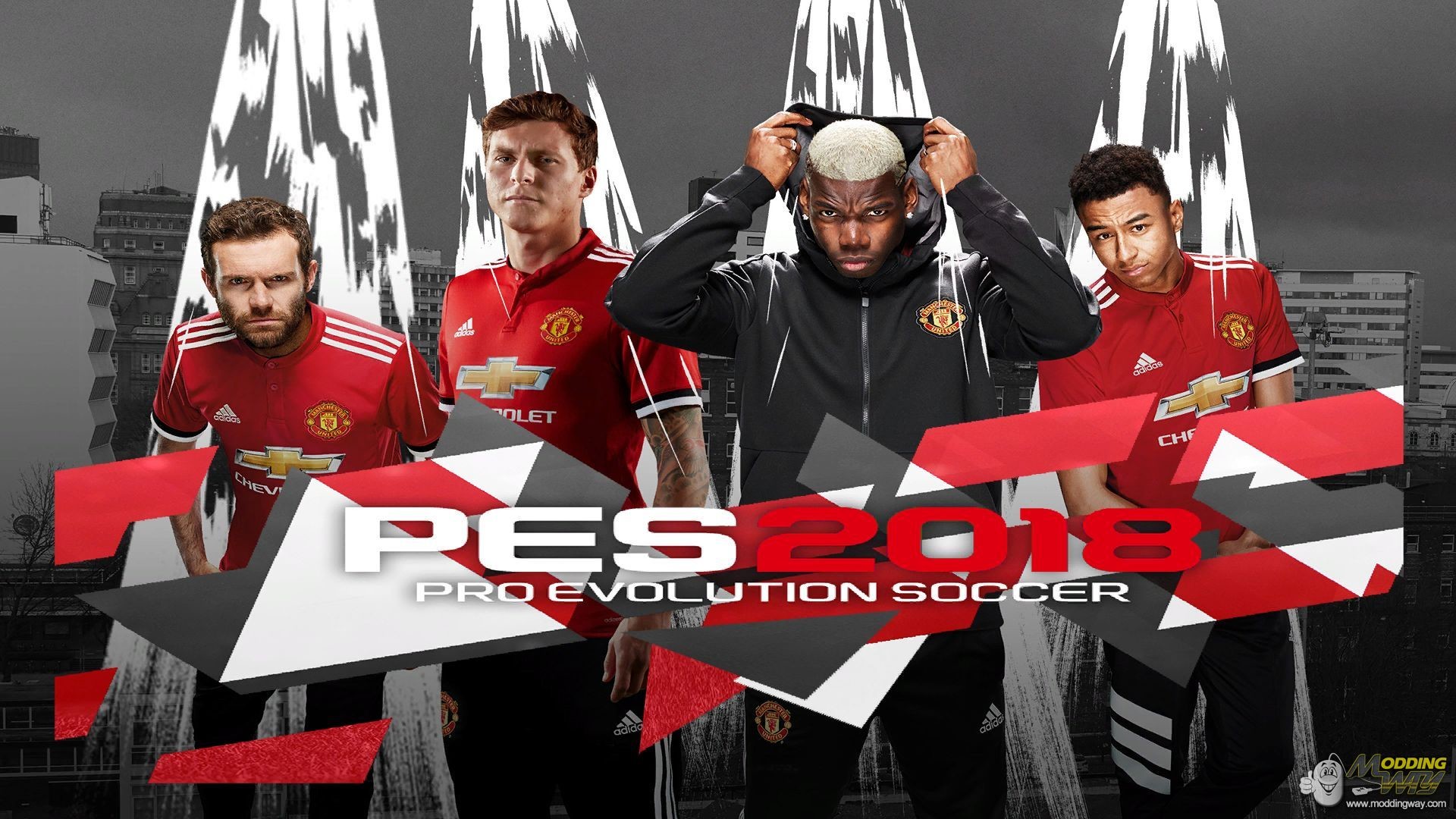 1920x1080 Pro Evolution Soccer 2018 / Graphic Mods / Manchester united Start Screen  CPK - Pro Evolution Soccer 2018