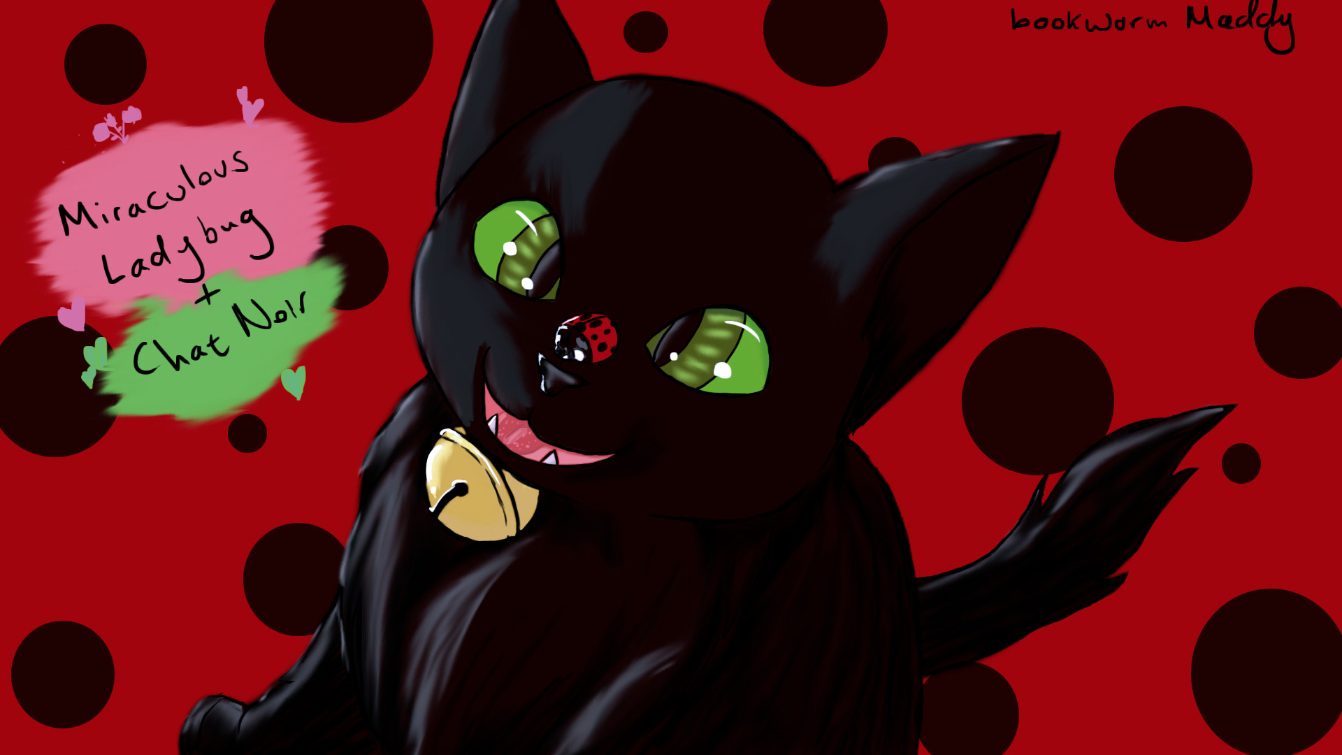 1920x1080 ... TheBookwormMaddy Miraculous Ladybug and Chat Noir by TheBookwormMaddy