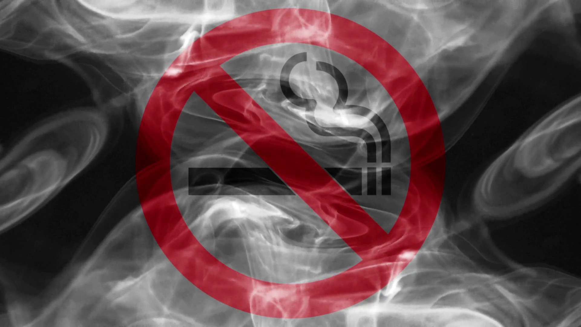 1920x1080 No smoking sign with red and grey smoke on black background Stock Video  Footage - VideoBlocks