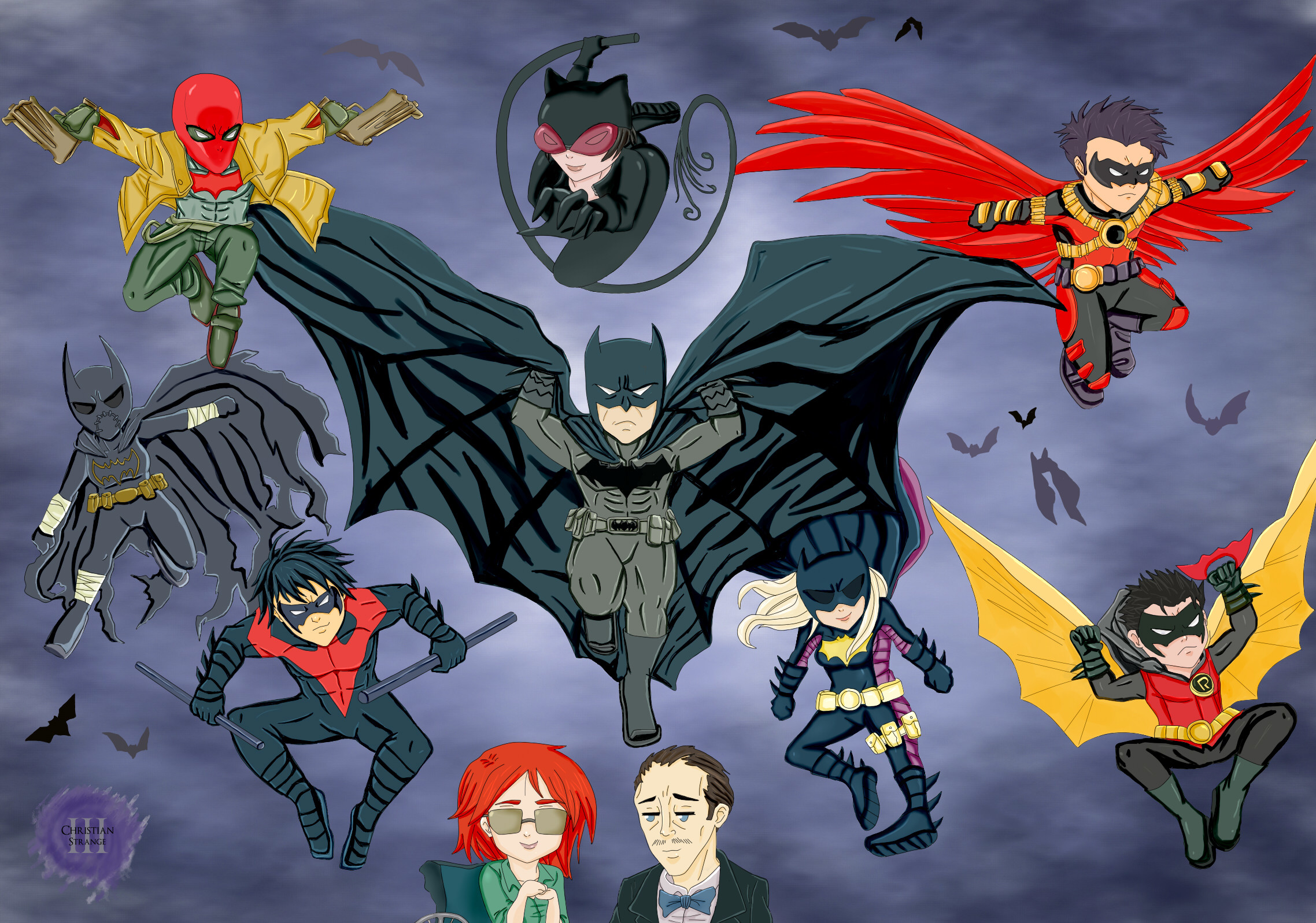 Batfamily Wallpaper  Download to your mobile from PHONEKY