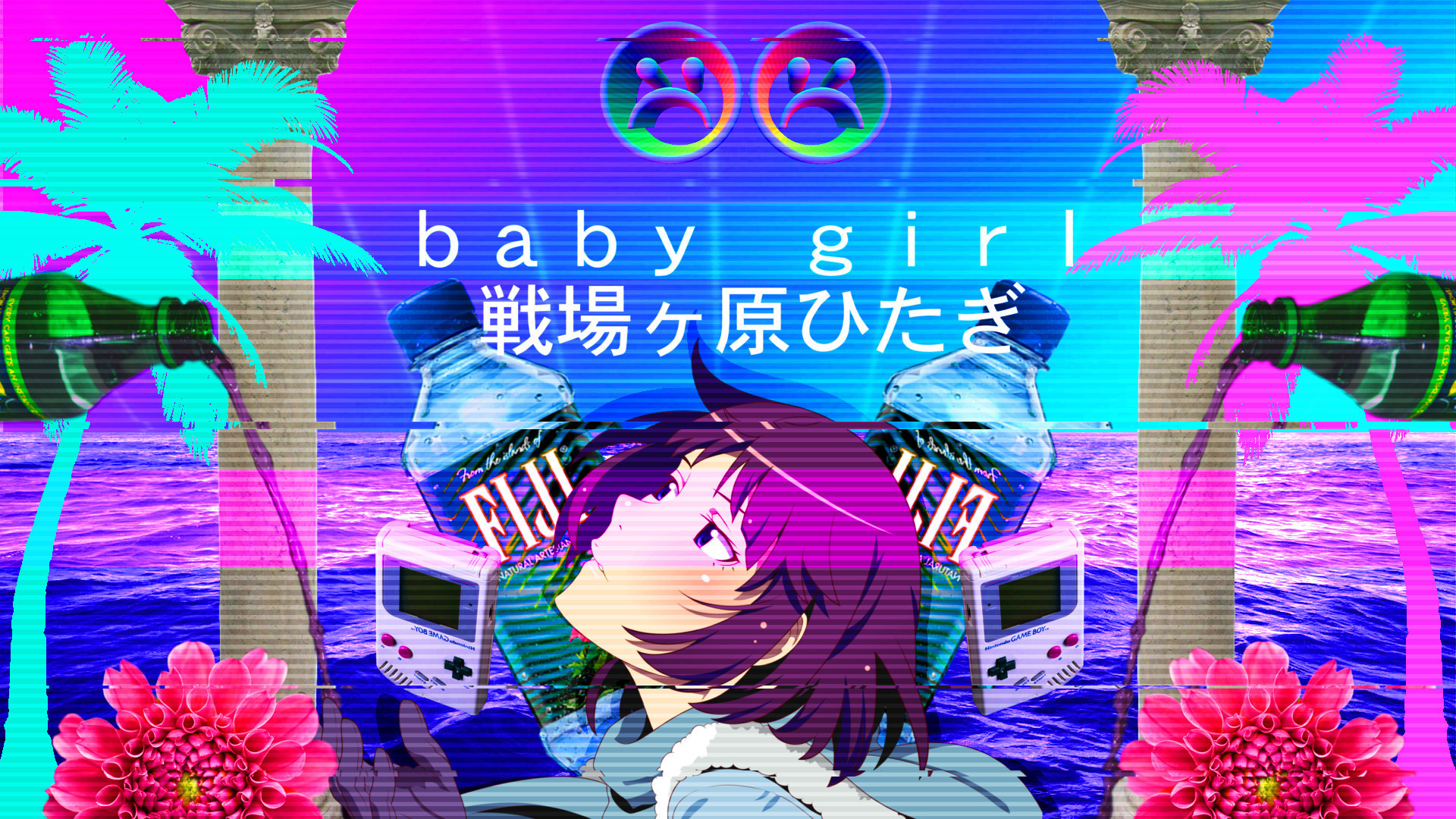 1920x1080 My Anime Vaporwave Wallpaper #02 by iamthebest052