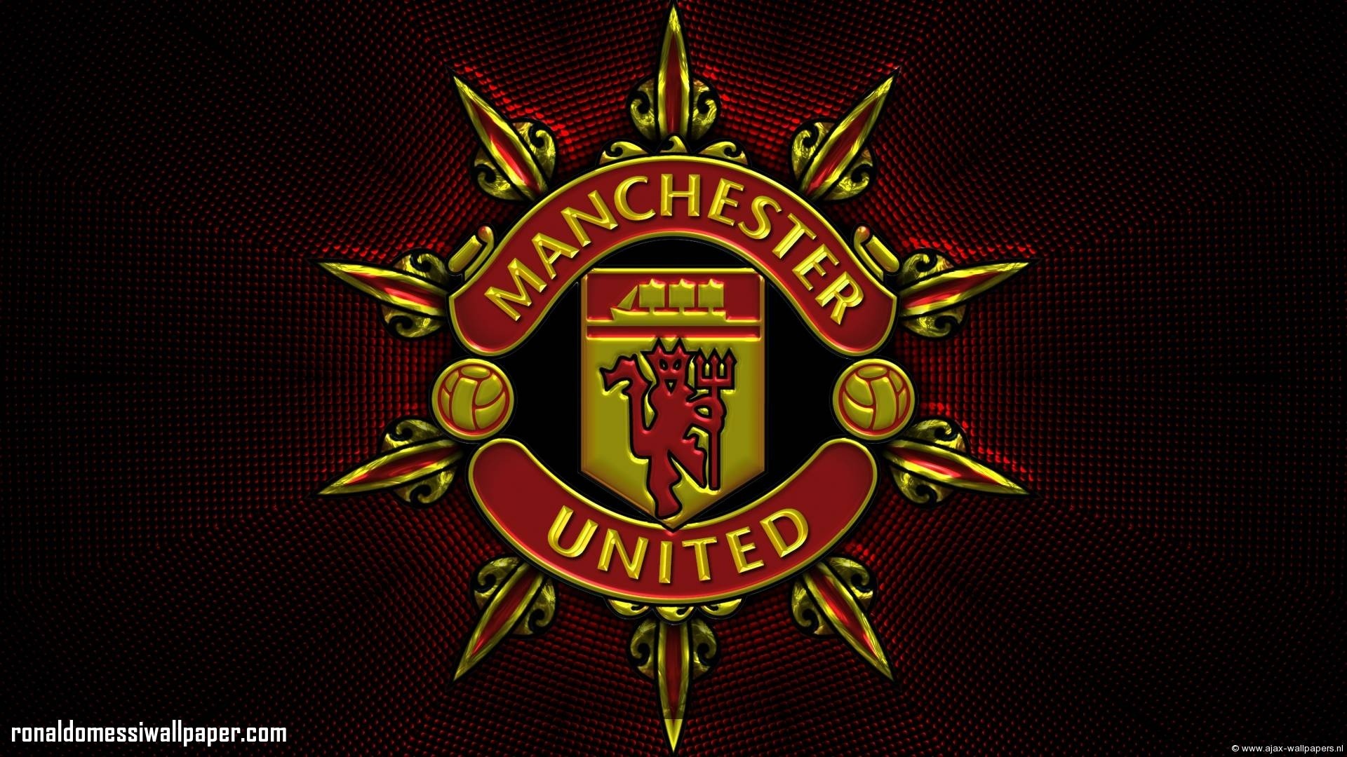 1920x1080 HD 16 9 Source Â· Manchester United Wallpapers Hd Wallpaper Ronaldo Messi  Wallpaper Manchester United Logo ...