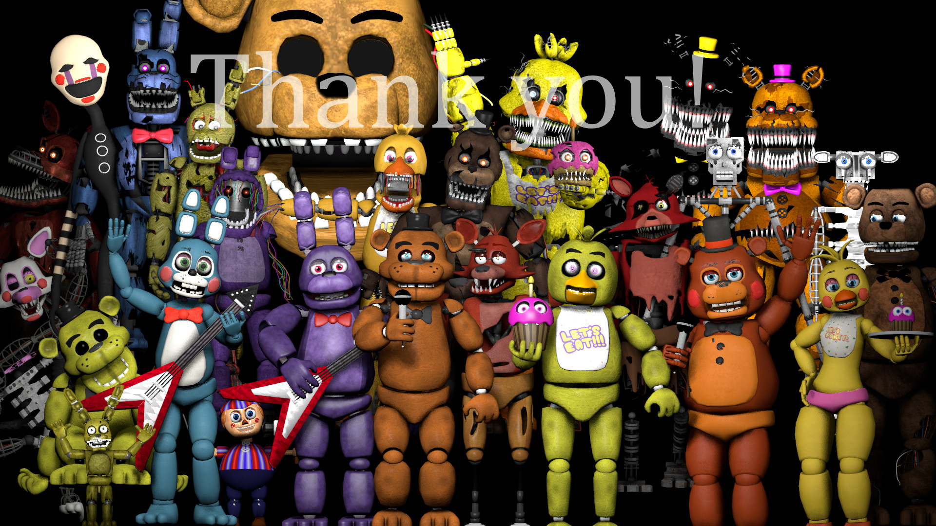 1920x1080 HD Quality Creative FNAF Thank You Pictures, , Deandrea Perras