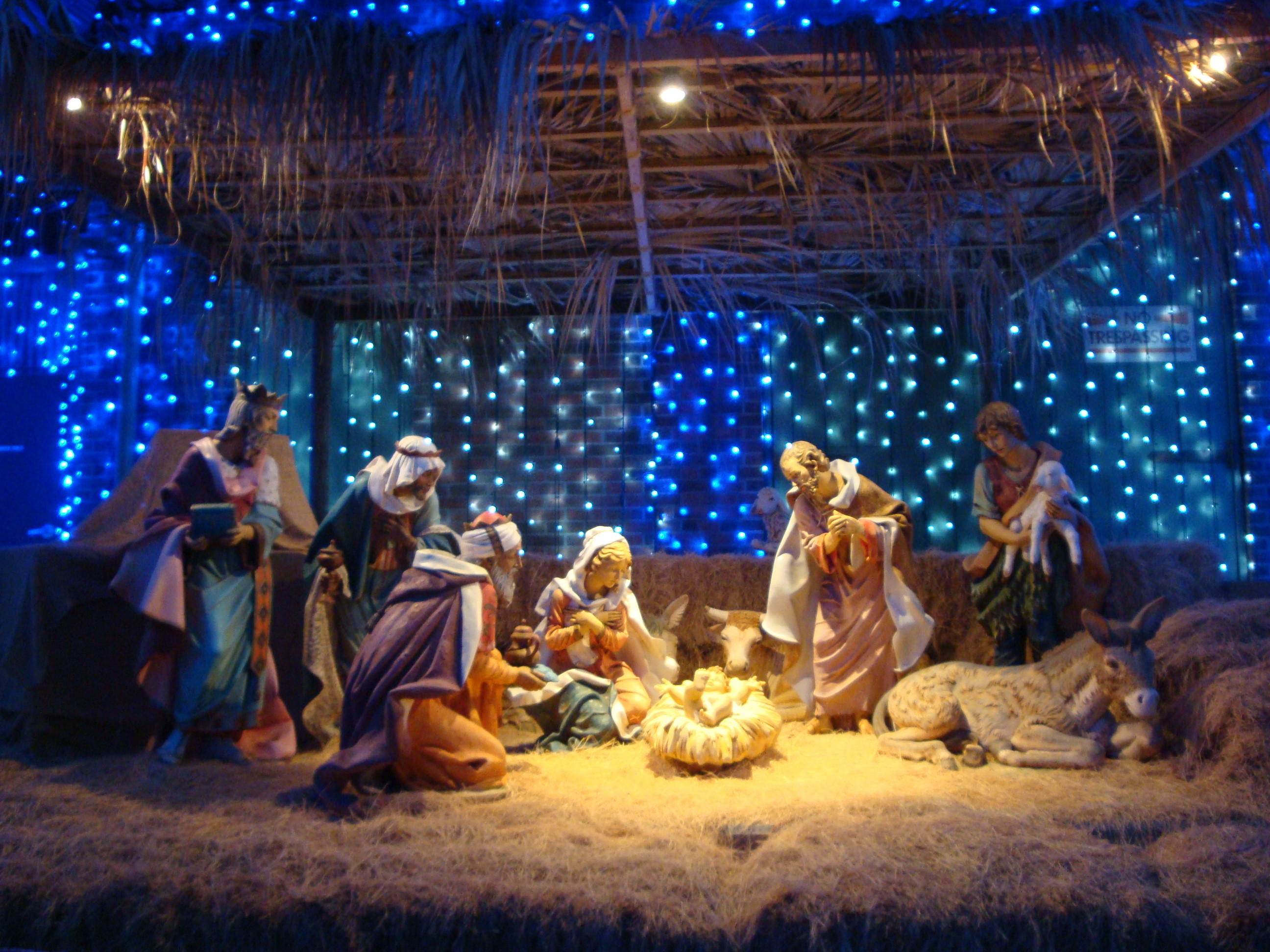 2592x1944 Nativity scene desktop clipart